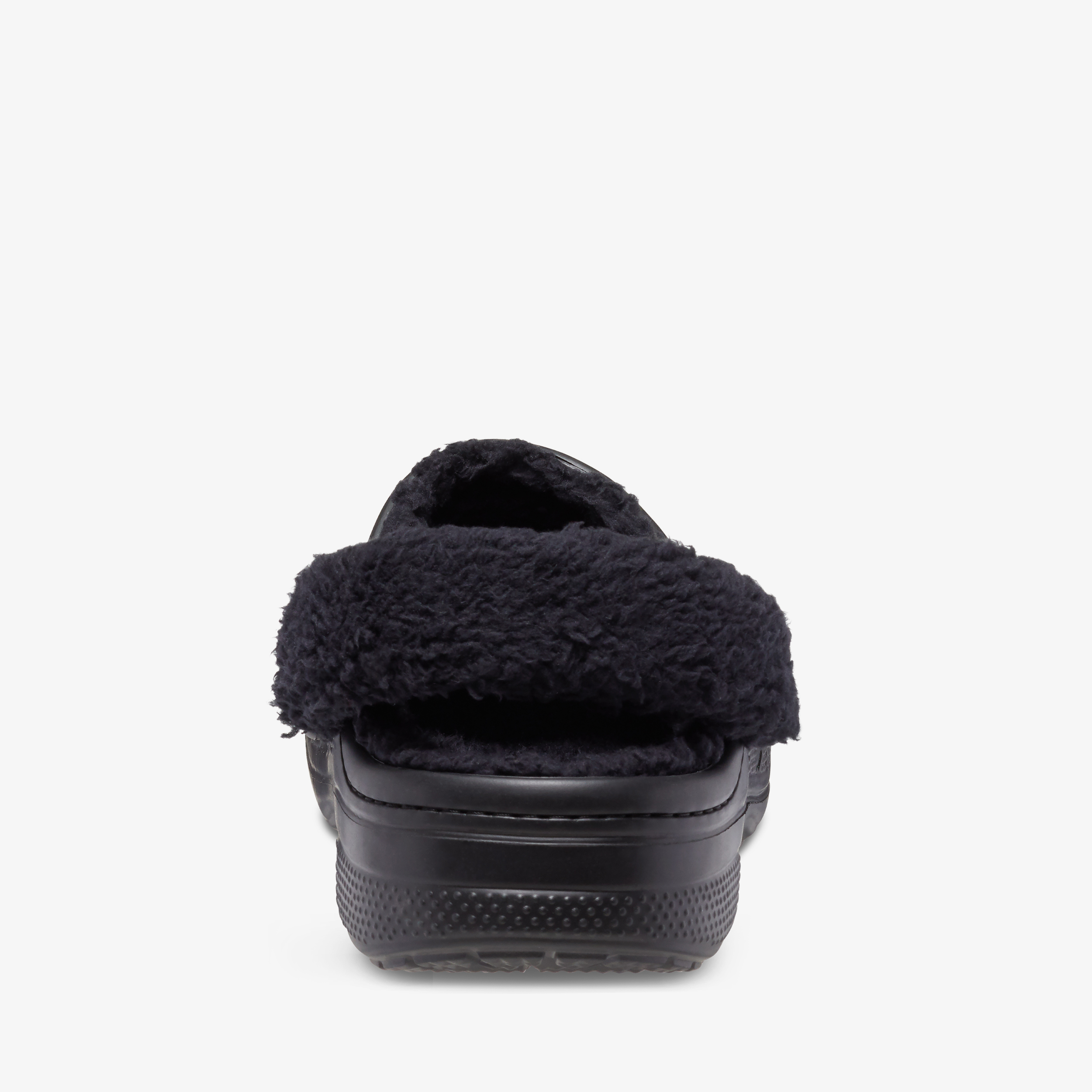 Crocs Baya Lined Fuzz Strap dames klompen zwart – foto 2
