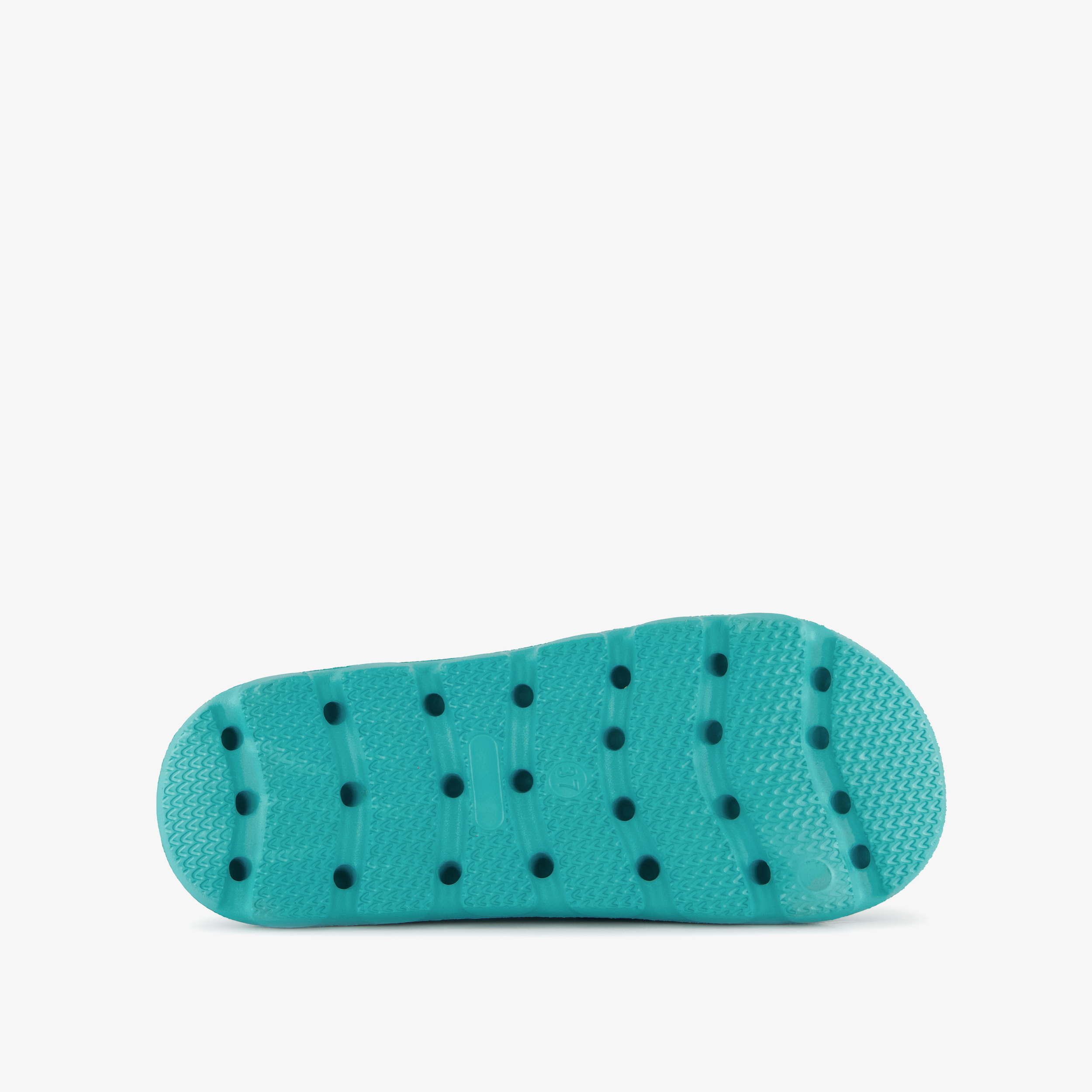 Dames badslippers aqua blauw – foto 3
