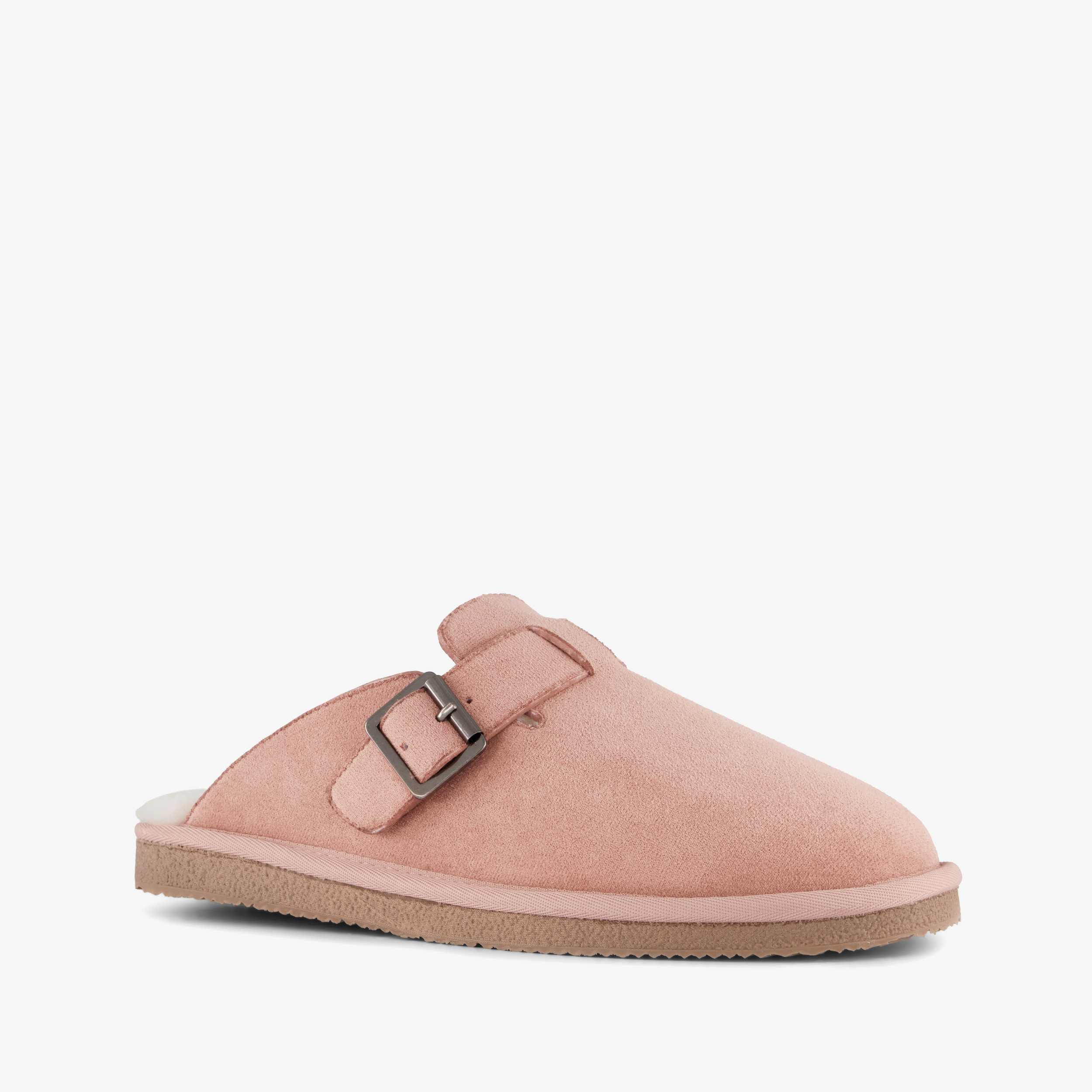 Thu!s gevoerde dames instap pantoffels roze