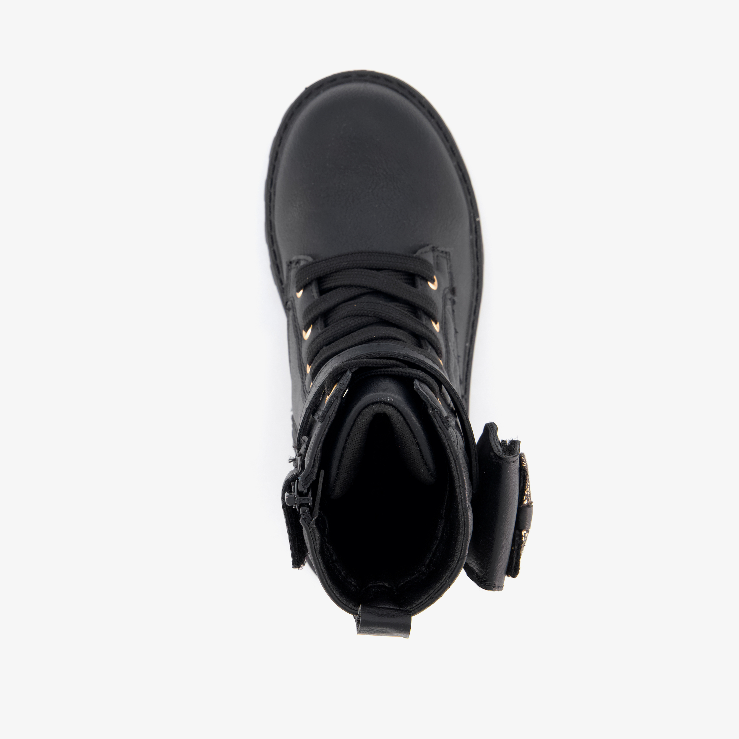 Blue Box meisjes veterboots met tasje zwart – foto 4