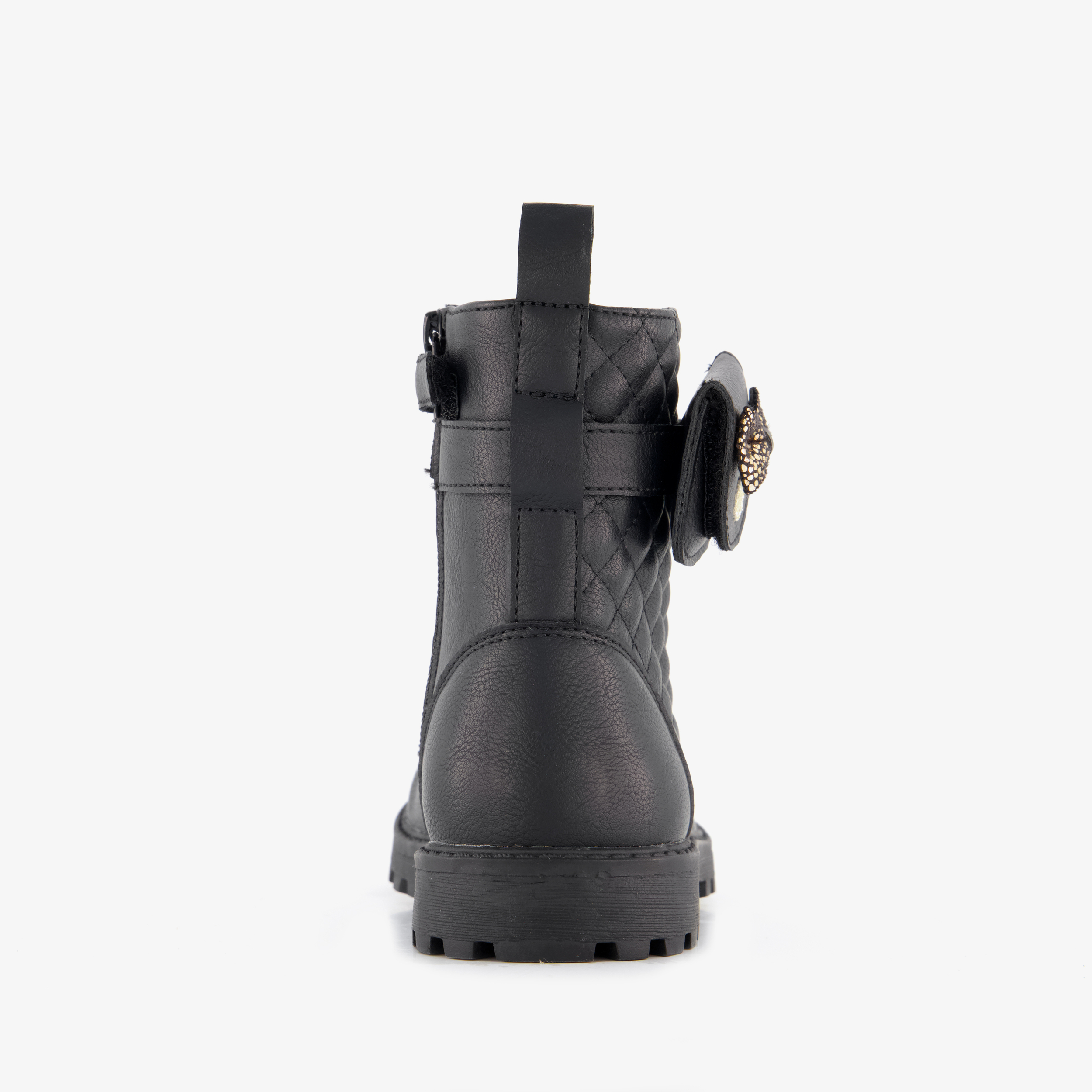 Blue Box meisjes veterboots met tasje zwart – foto 2