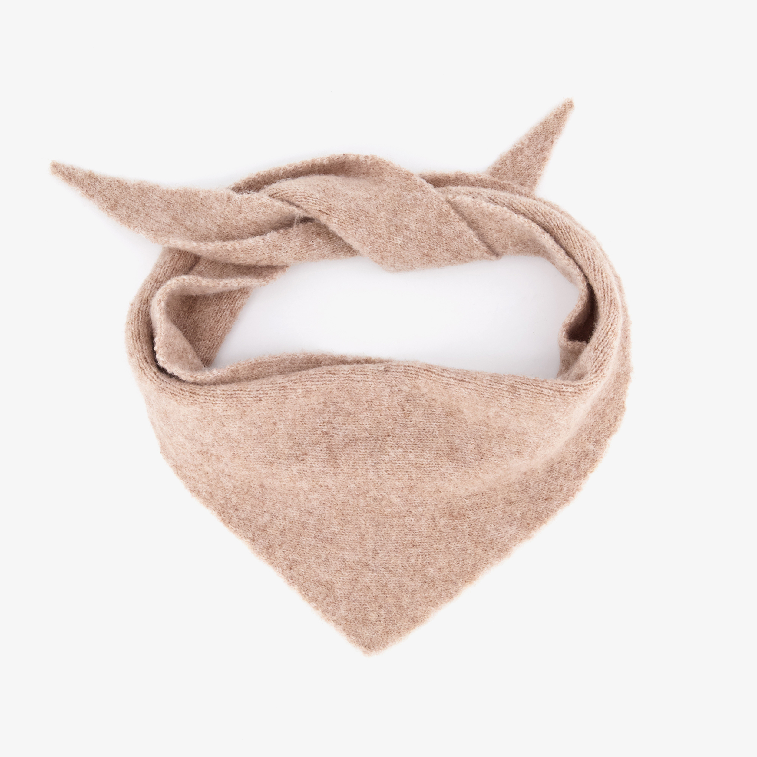 Driehoek dames sjaal beige sjaals, mutsen & handschoenen