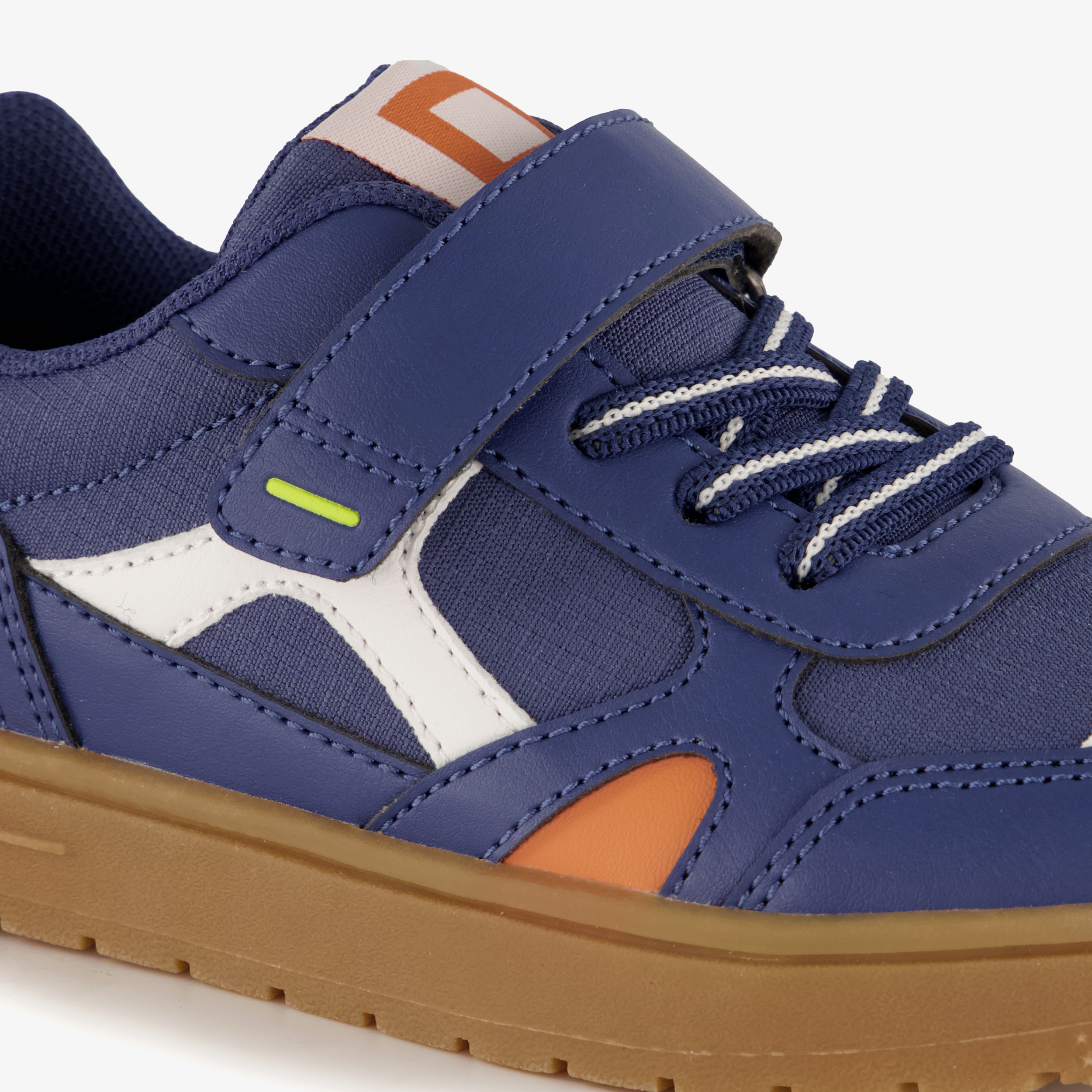Blue Box jongens sneakers blauw oranje – foto 5
