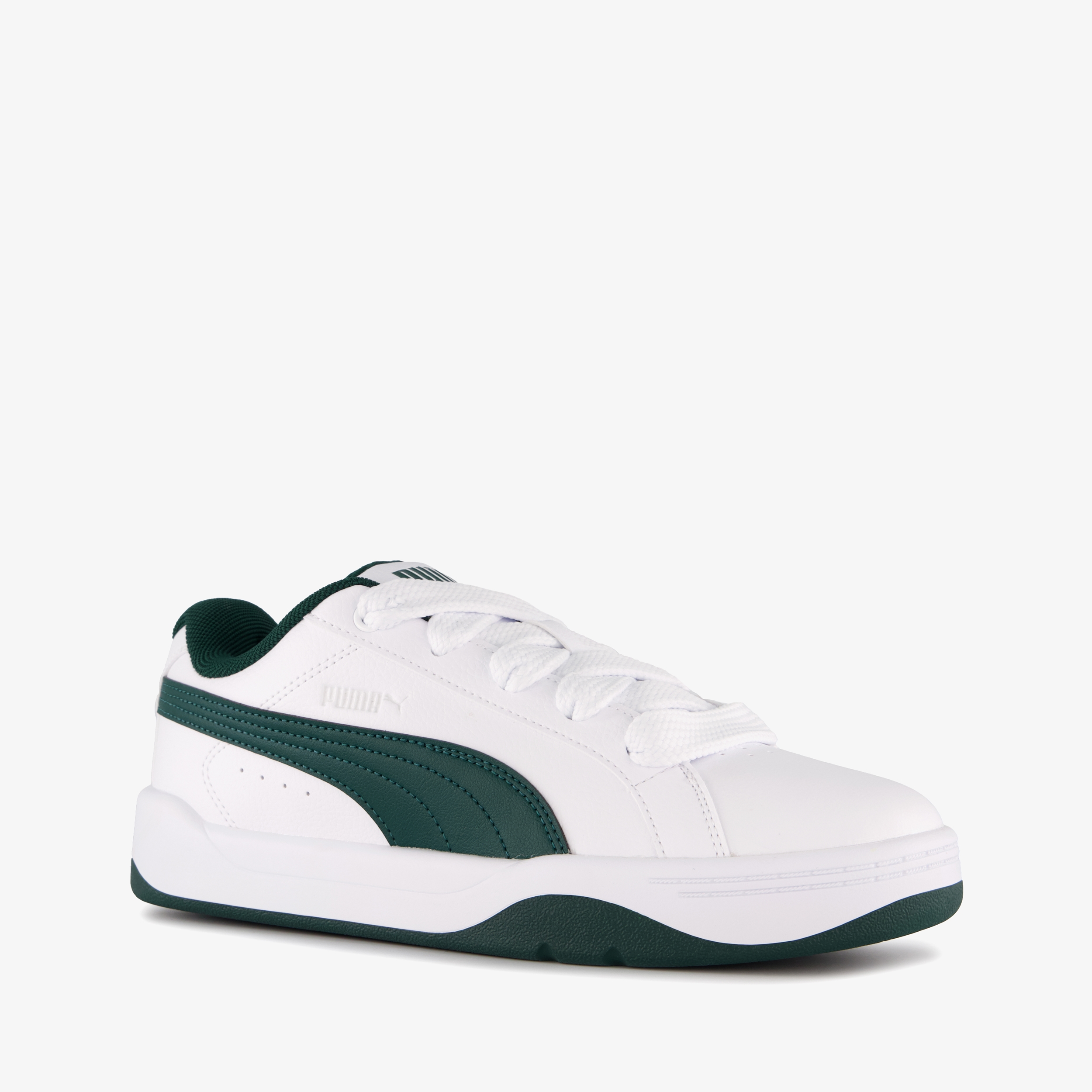 Puma Park Lifestyle Easy kinder sneakers wit groen