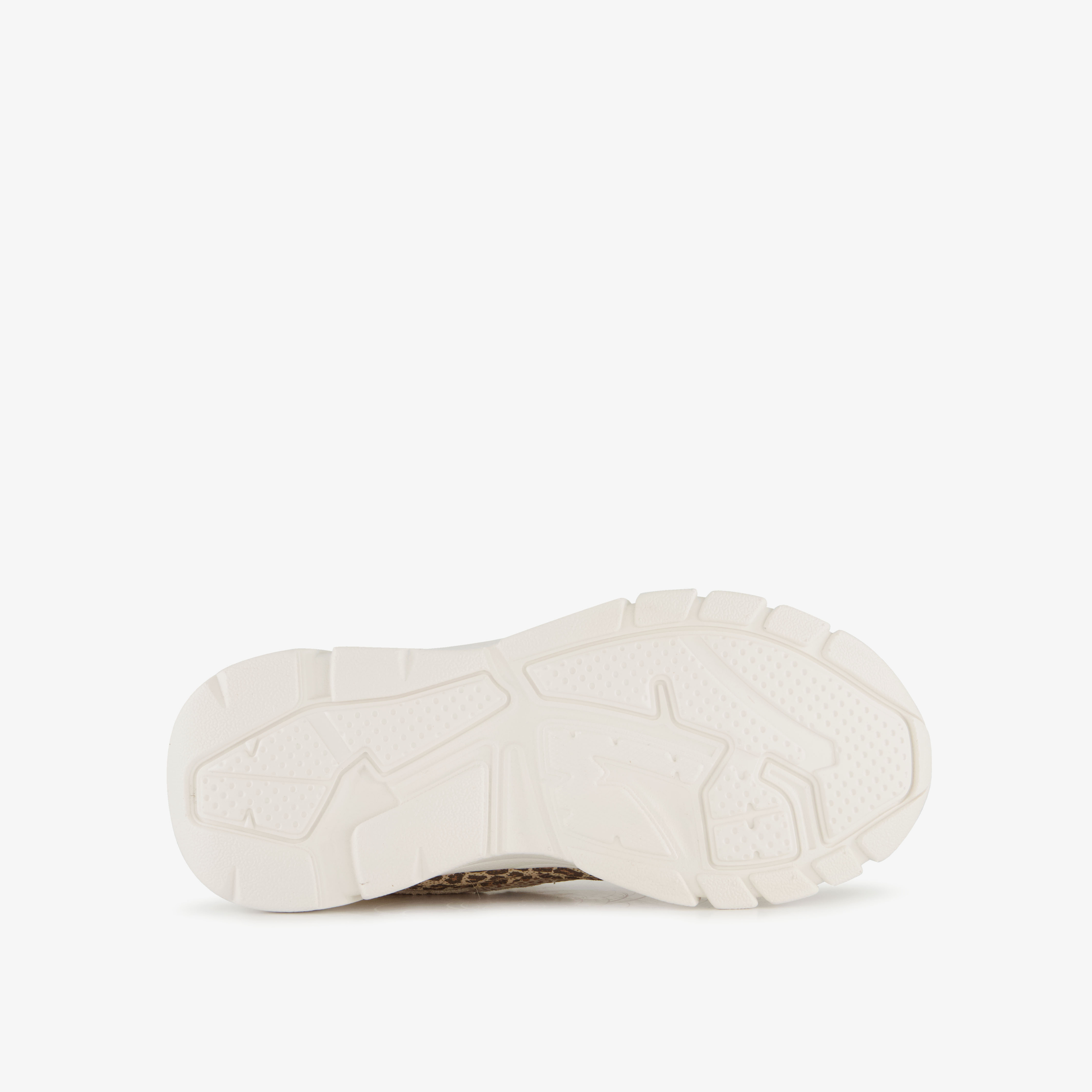 Blue Box meisjes sneakers met luipaardprint beige goud – foto 3