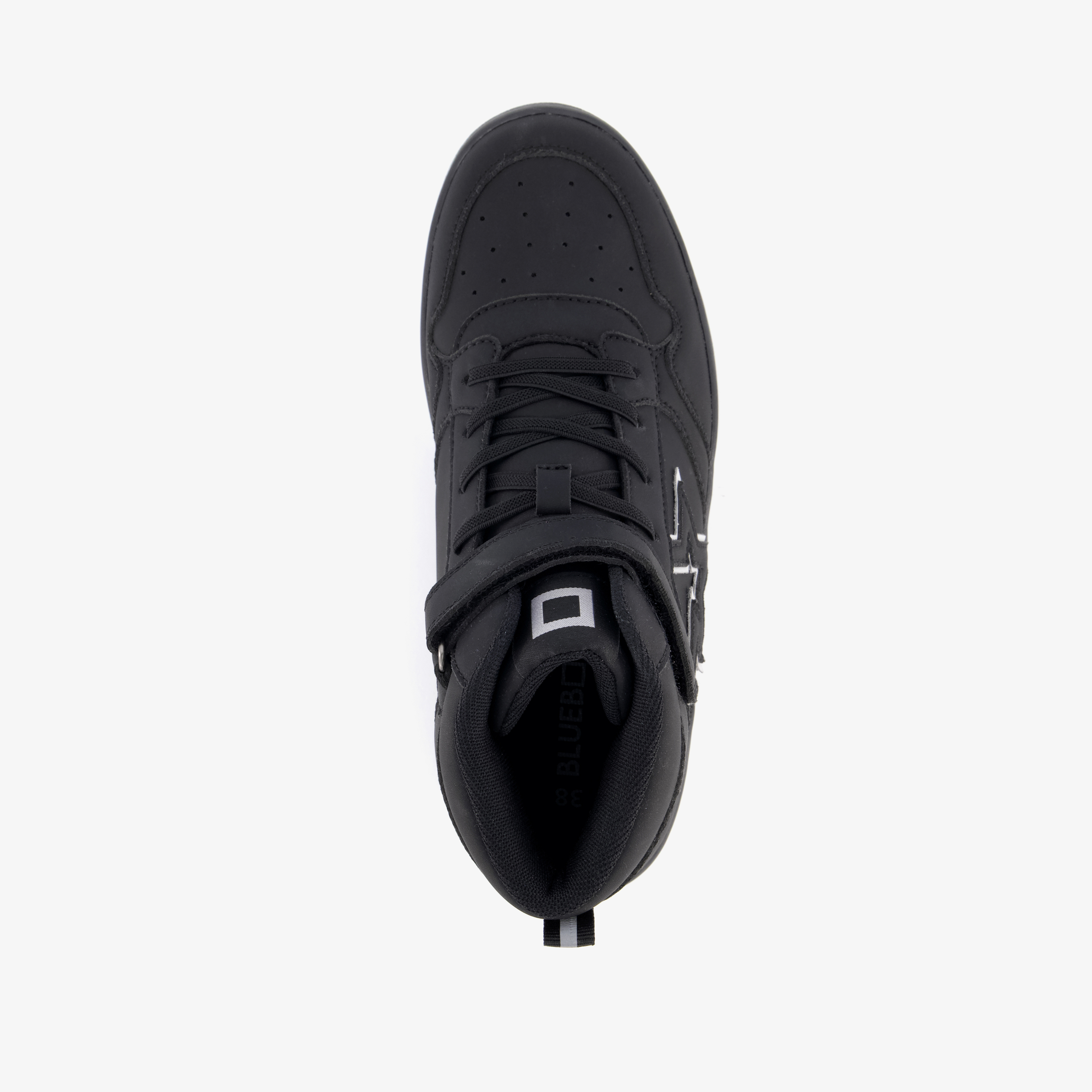 Blue Box hoge jongens sneakers met ster zwart – foto 4