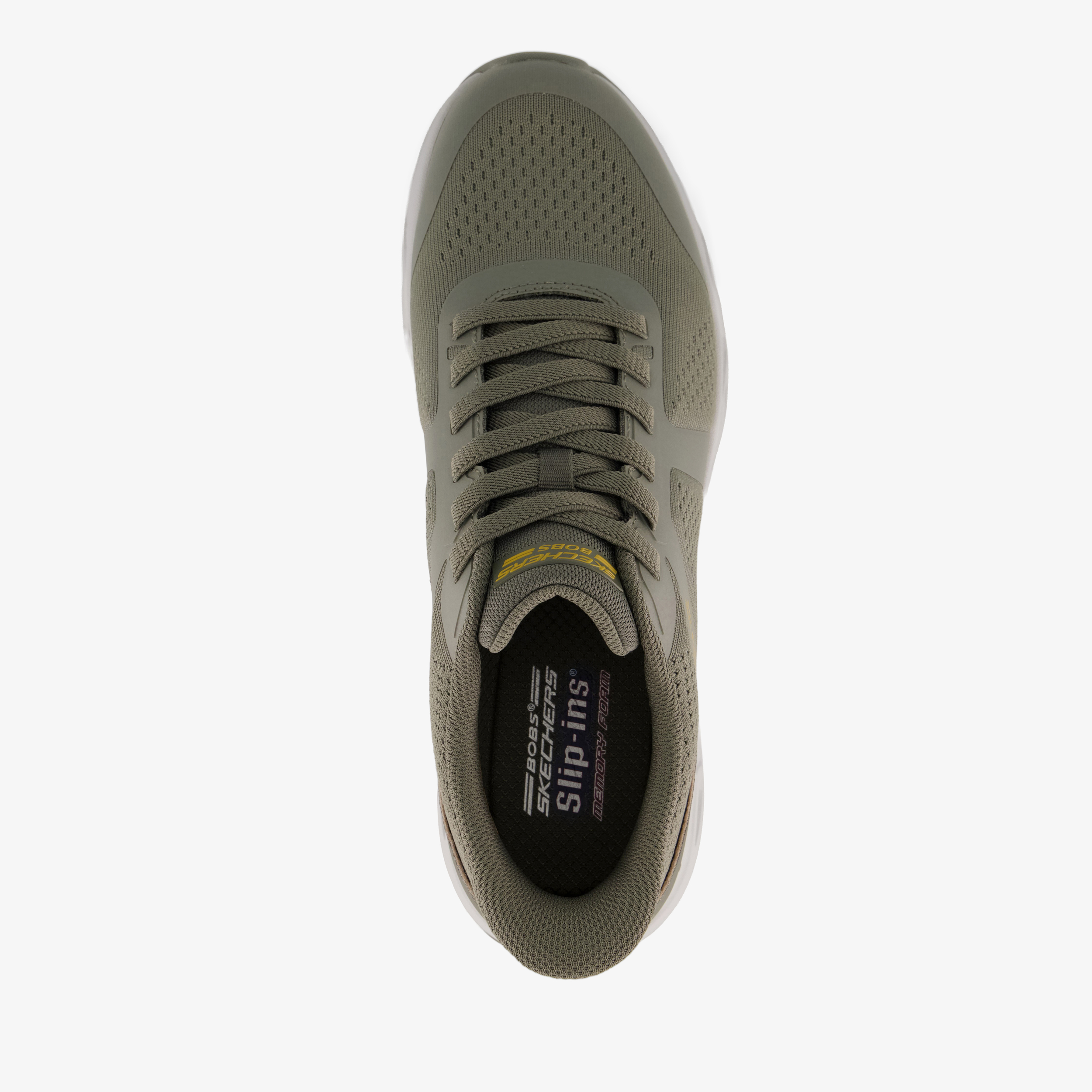 Skechers Slip-ins: BOBS Sport Squad heren sneakers groen – foto 4