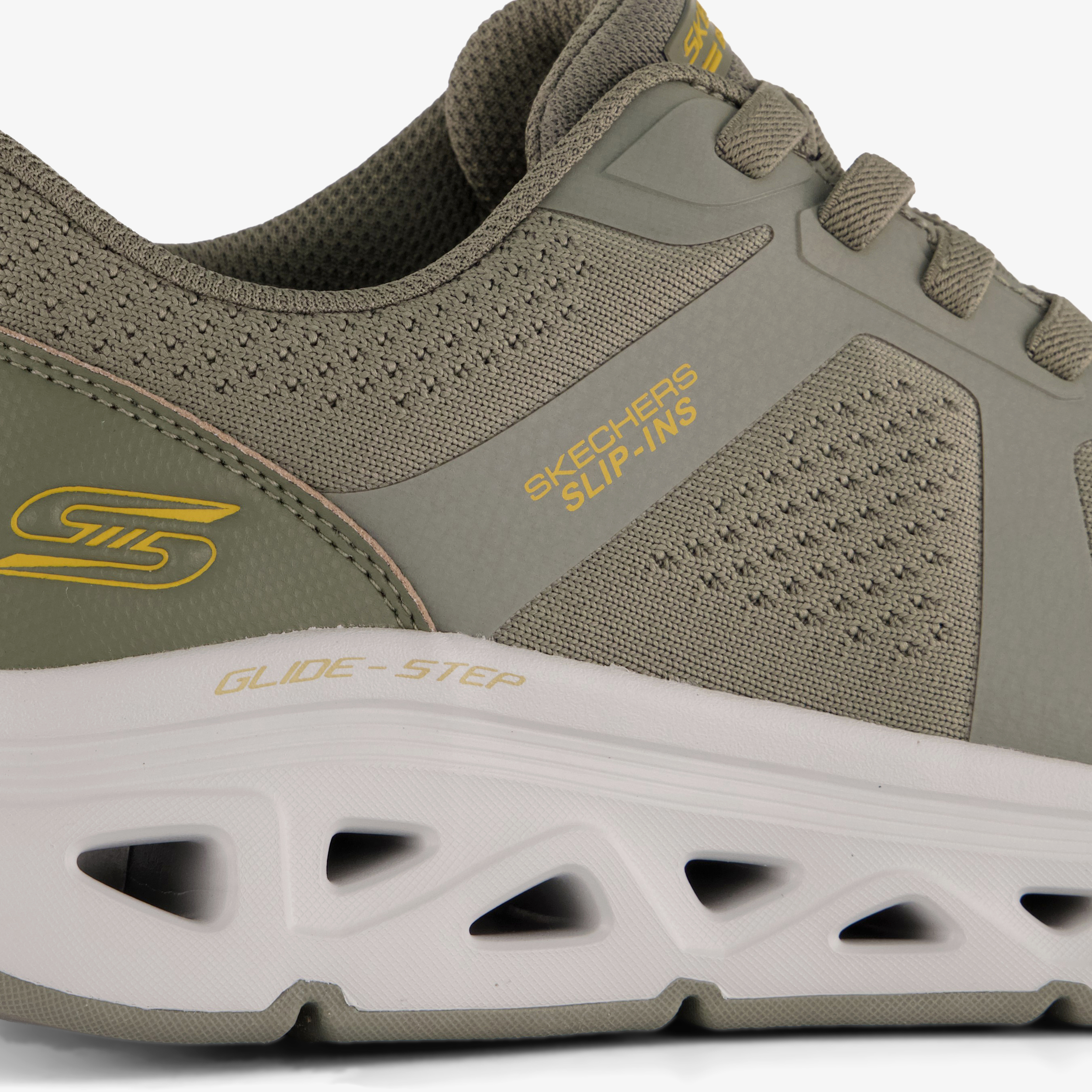 Skechers Slip-ins: BOBS Sport Squad heren sneakers groen – foto 5
