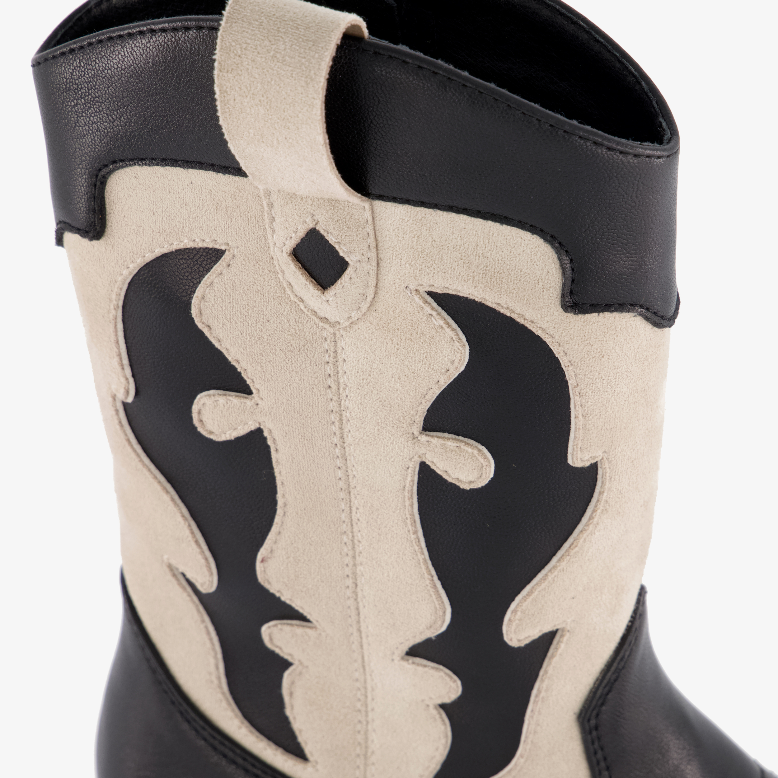 Blue Box meisjes western laarzen zwart beige – foto 5