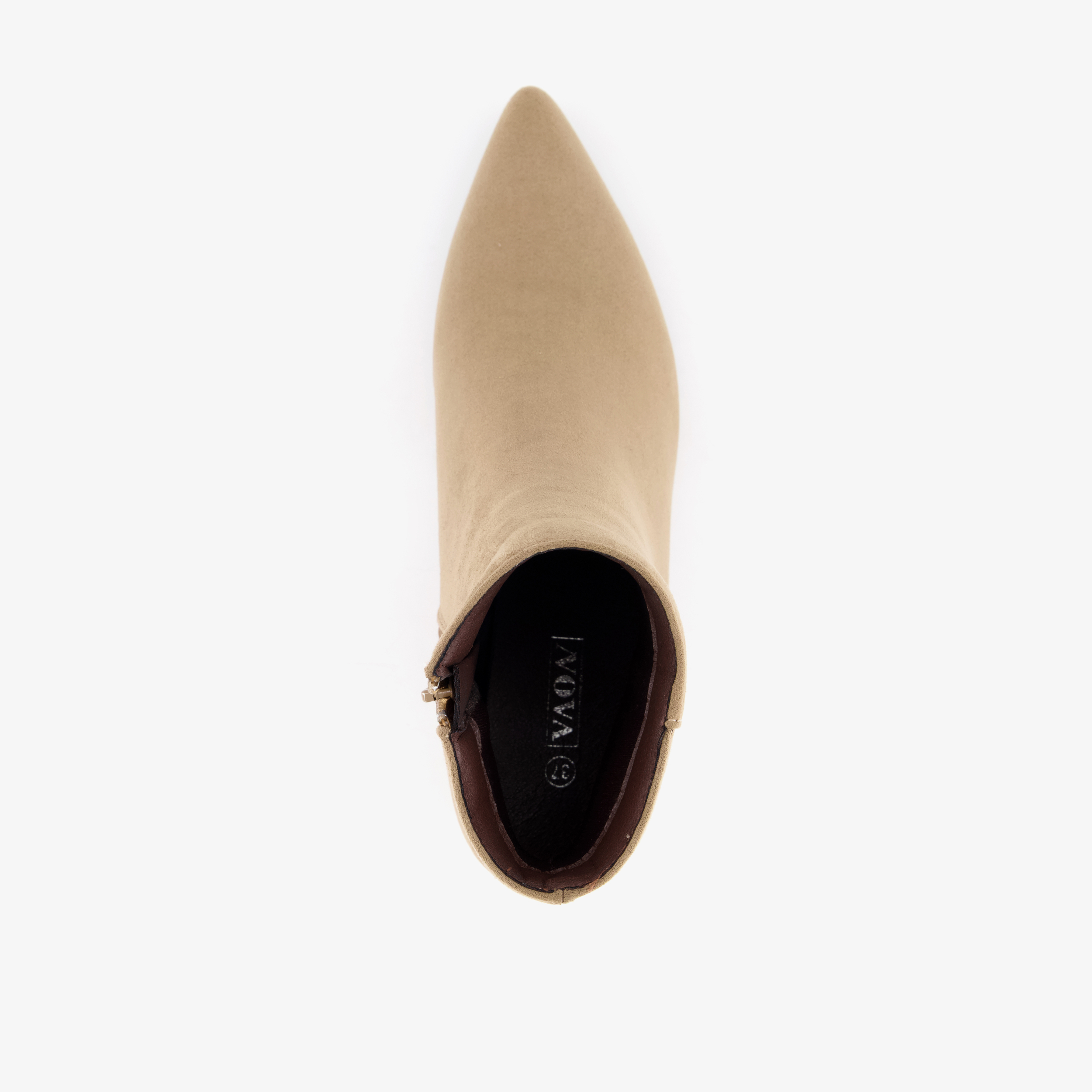 Nova dames enkellaarsjes beige – foto 4