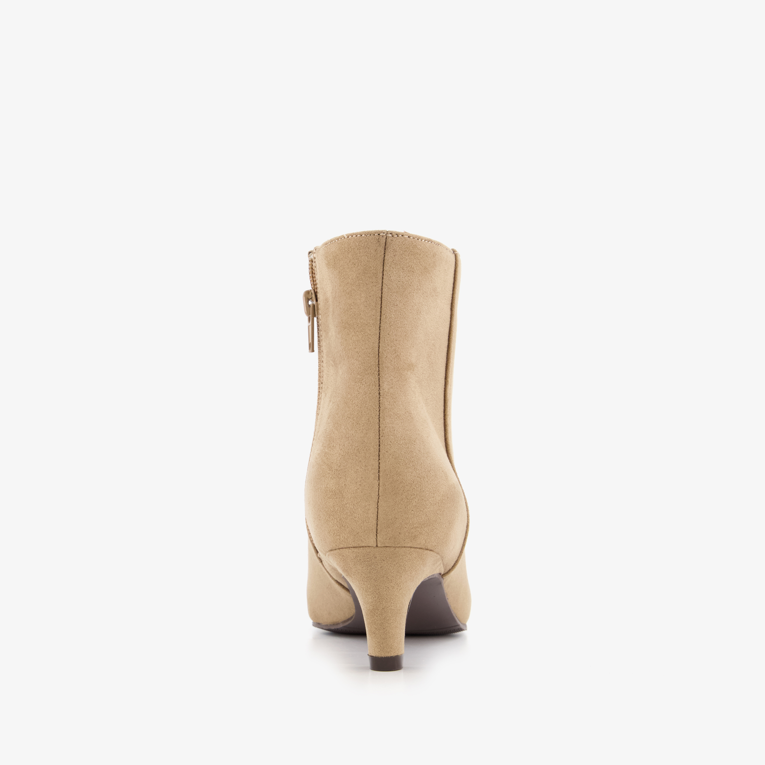 Nova dames enkellaarsjes beige – foto 2