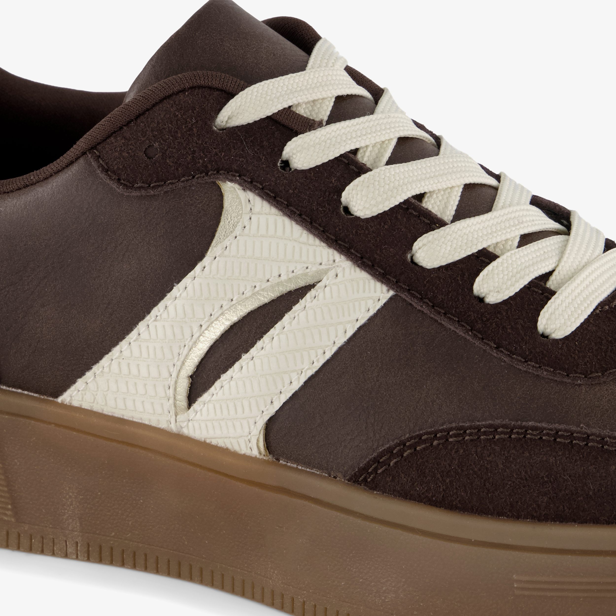 Blue Box dames sneakers donkerbruin – foto 5