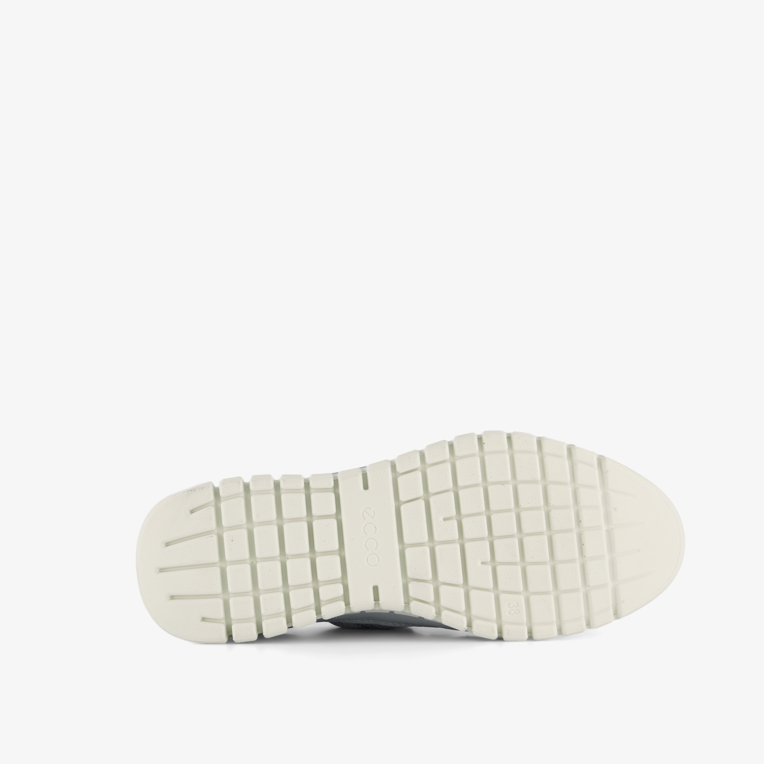 ECCO Gruuv Lite W Limestone leren dames sneakers blauw – foto 3