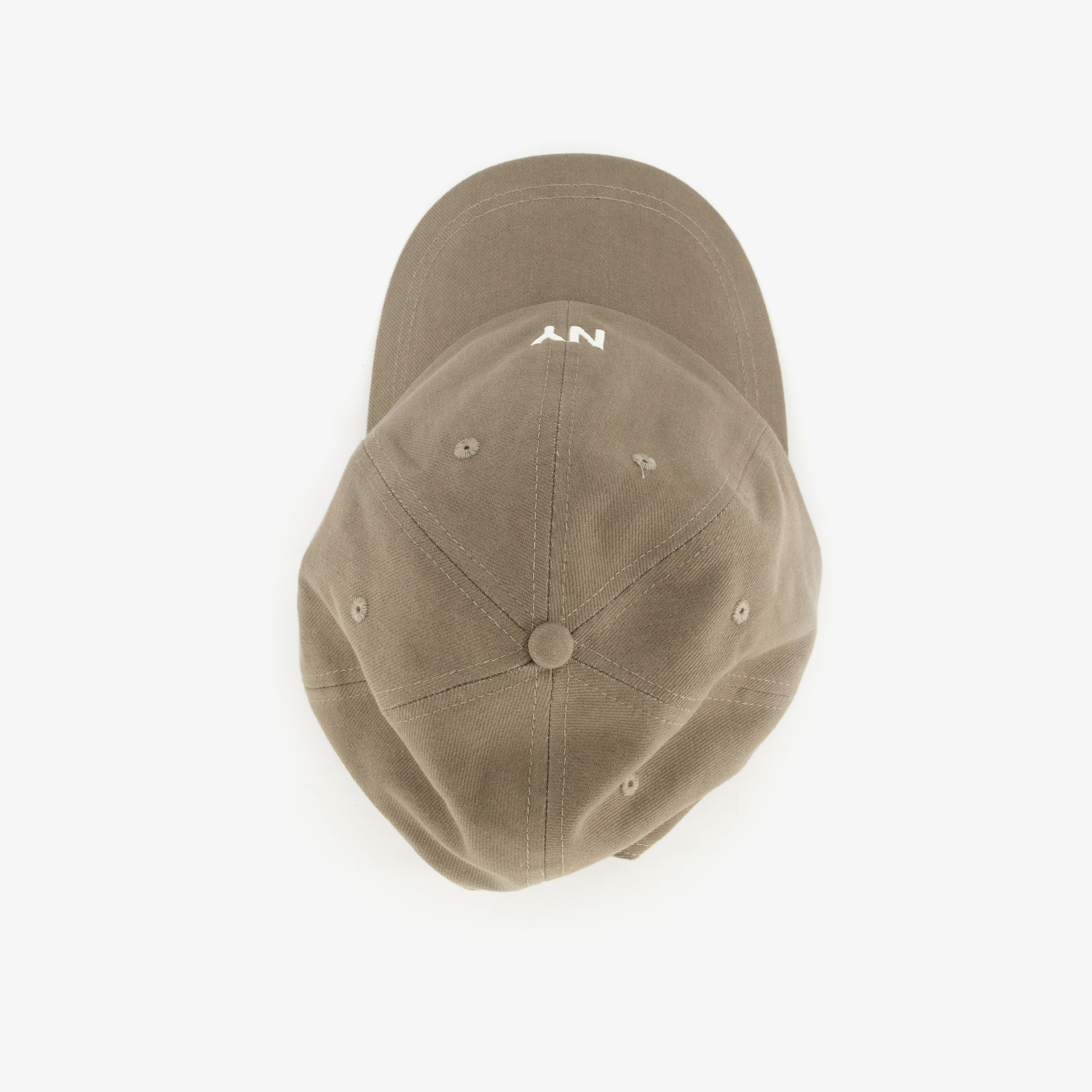 Heren pet met geborduurd NY logo bruin petten – foto 4