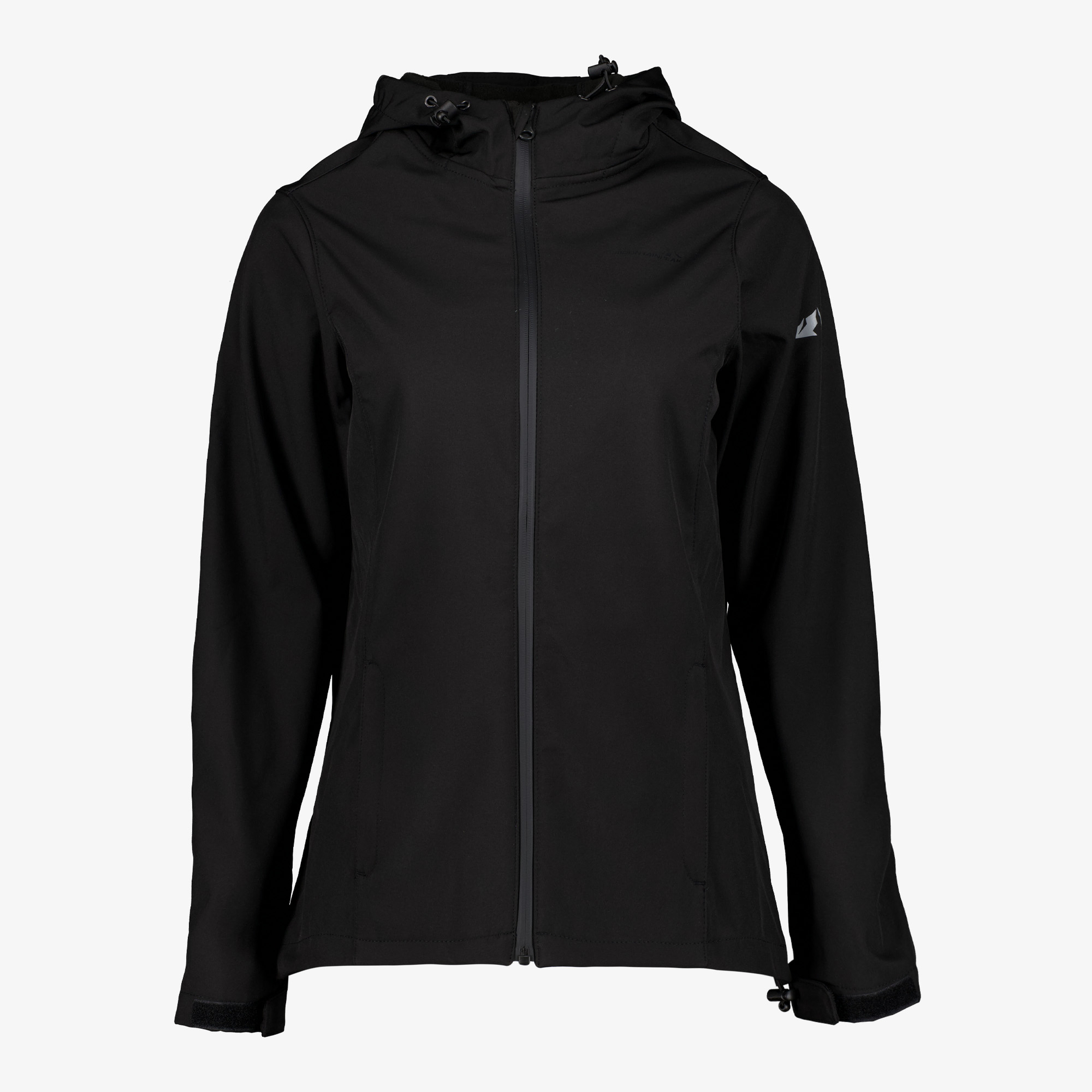 Mountain Peak dames softshell jas zwart jassen