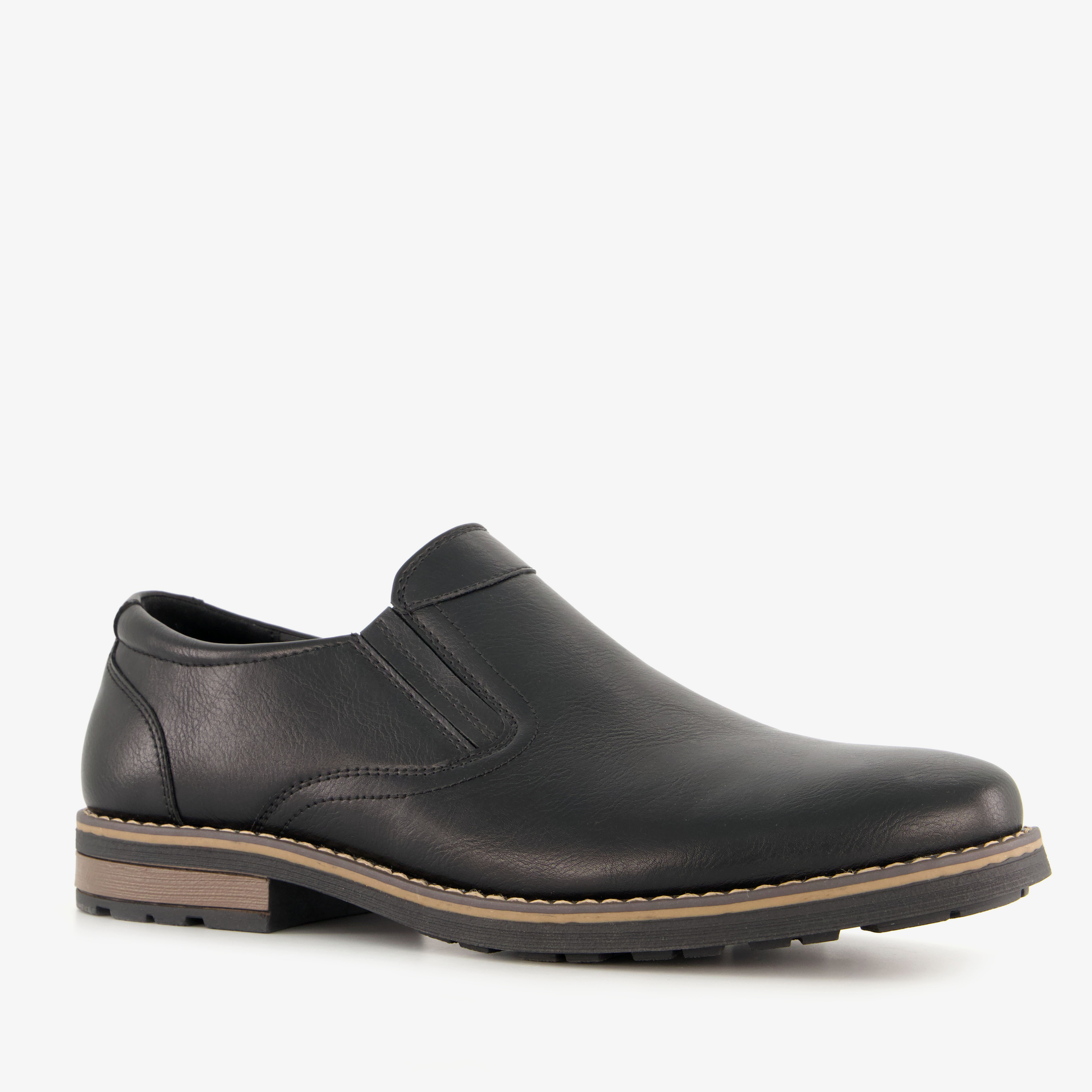 Emilio Salvatini nette heren instappers zwart nette schoenen