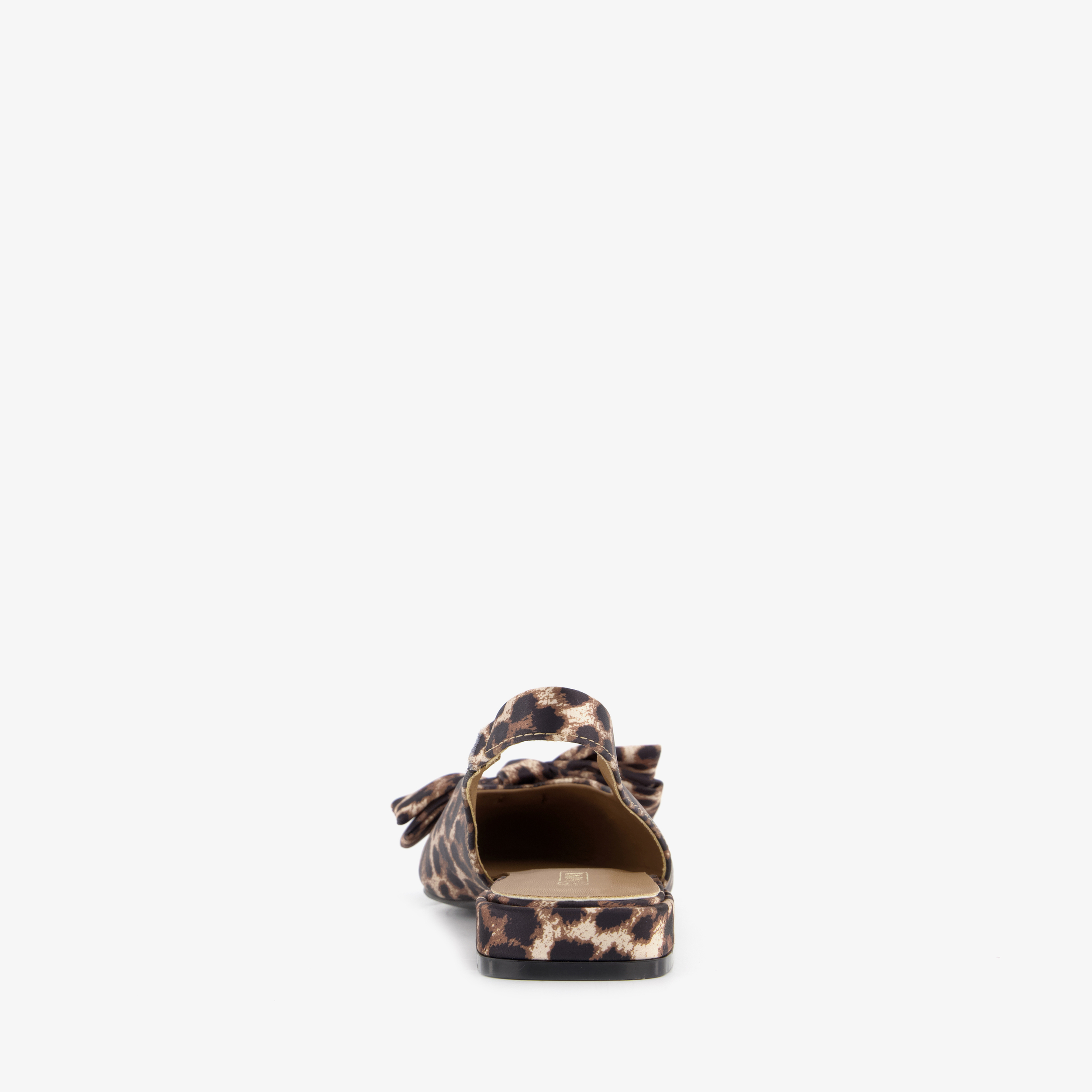 Nova dames slingbacks met strik en panterprint – foto 2
