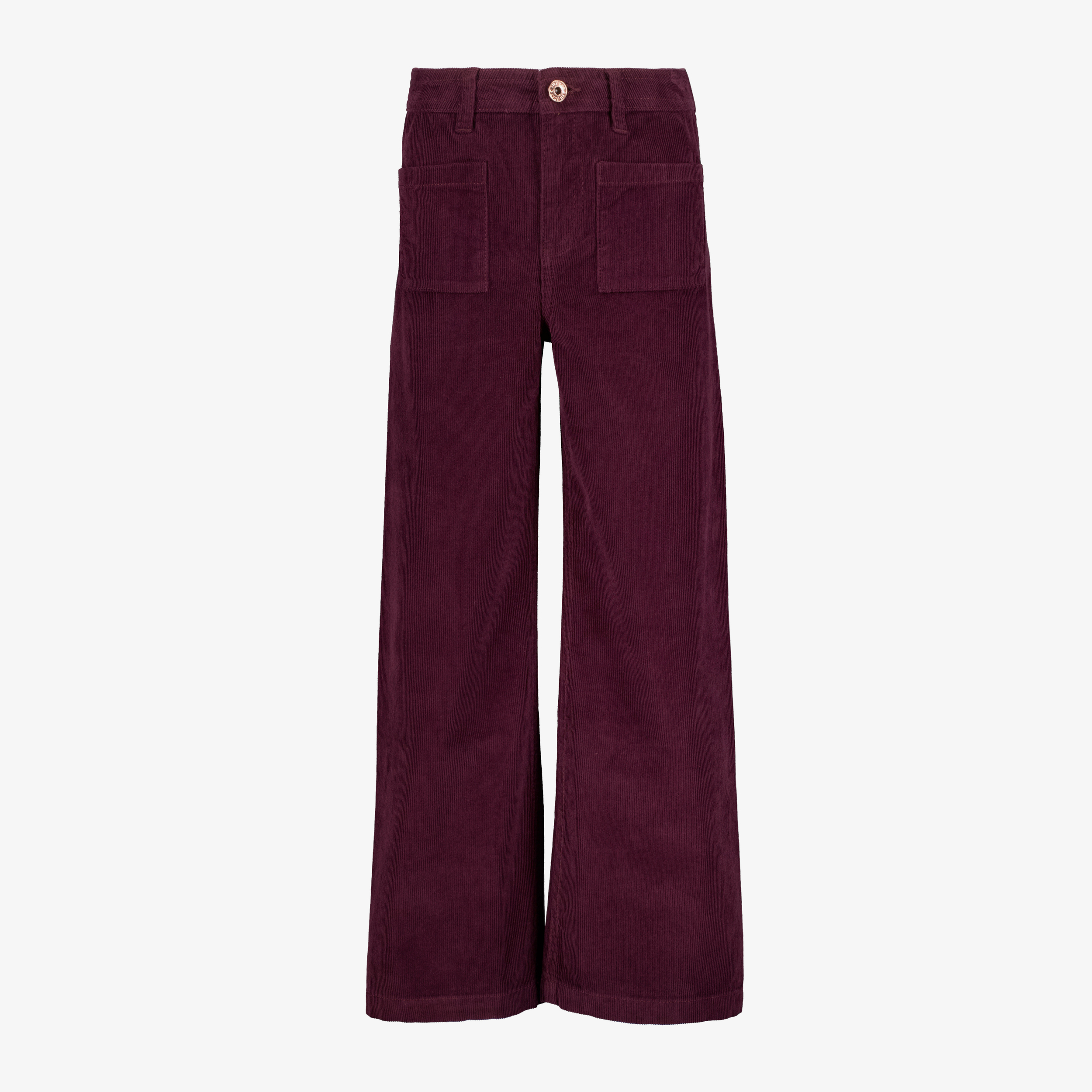 TwoDay wide leg meisjes corduroy broek bordeaux rood broeken & shorts