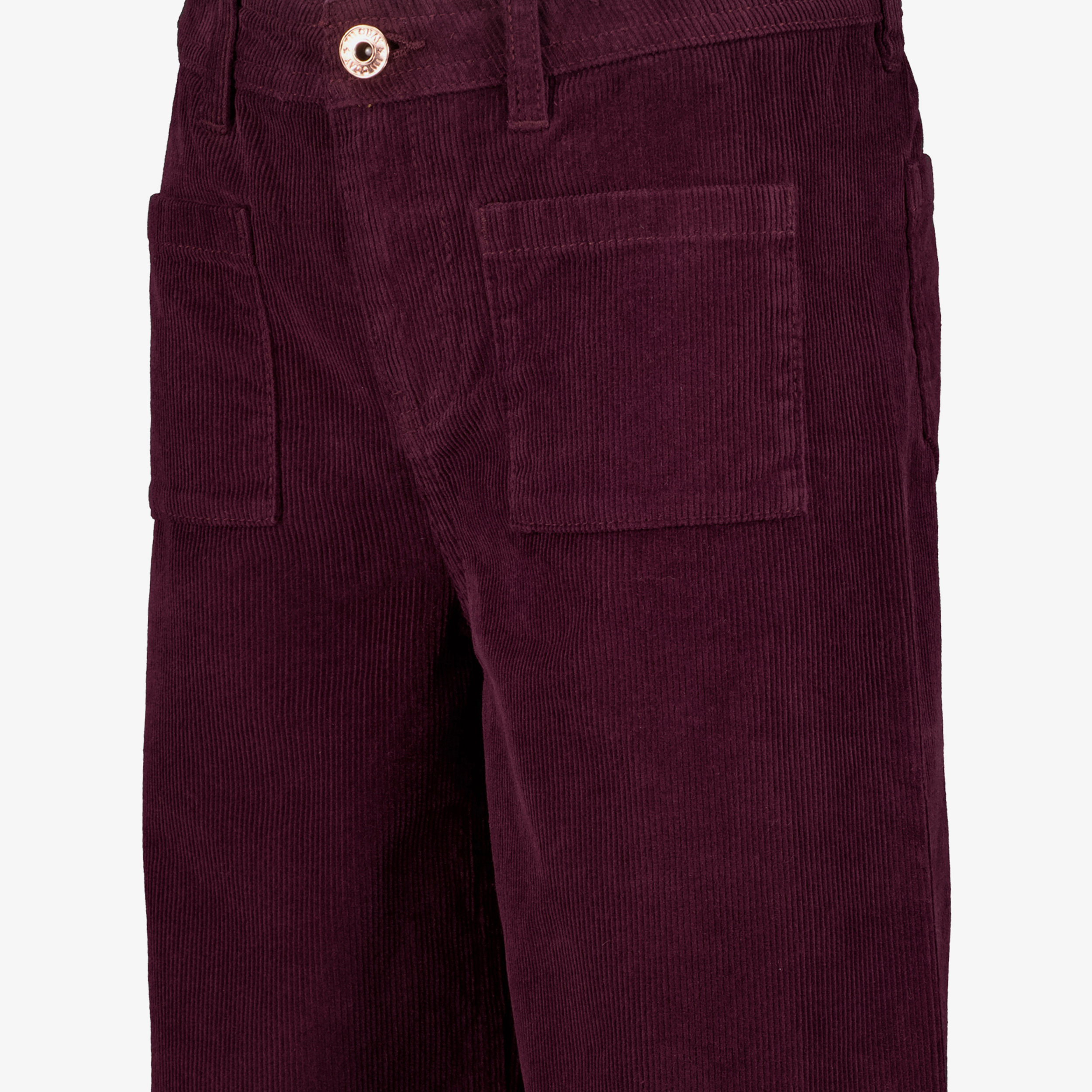 TwoDay wide leg meisjes corduroy broek bordeaux rood broeken & shorts – foto 2