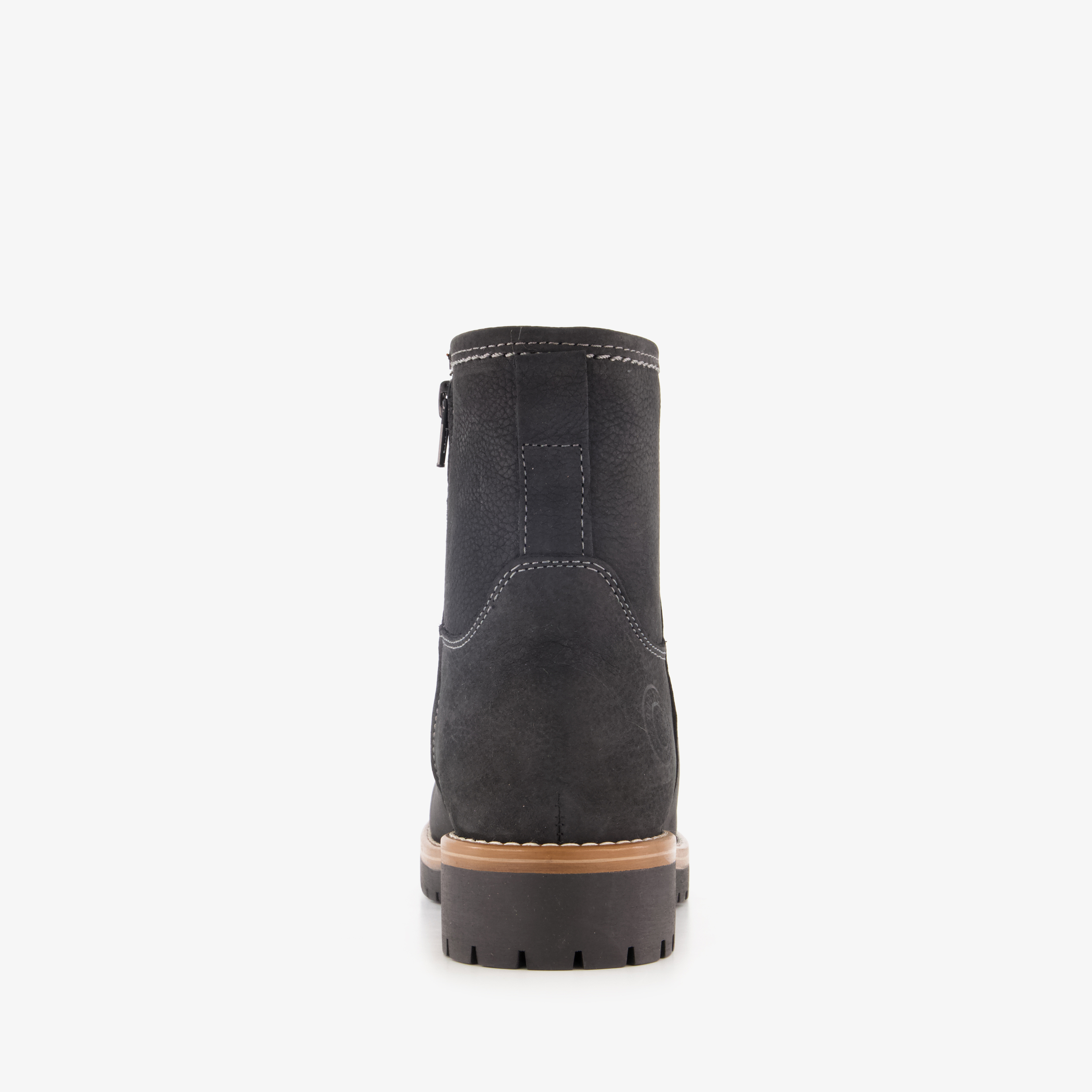 Output leren dames boots zwart enkellaarzen – foto 2