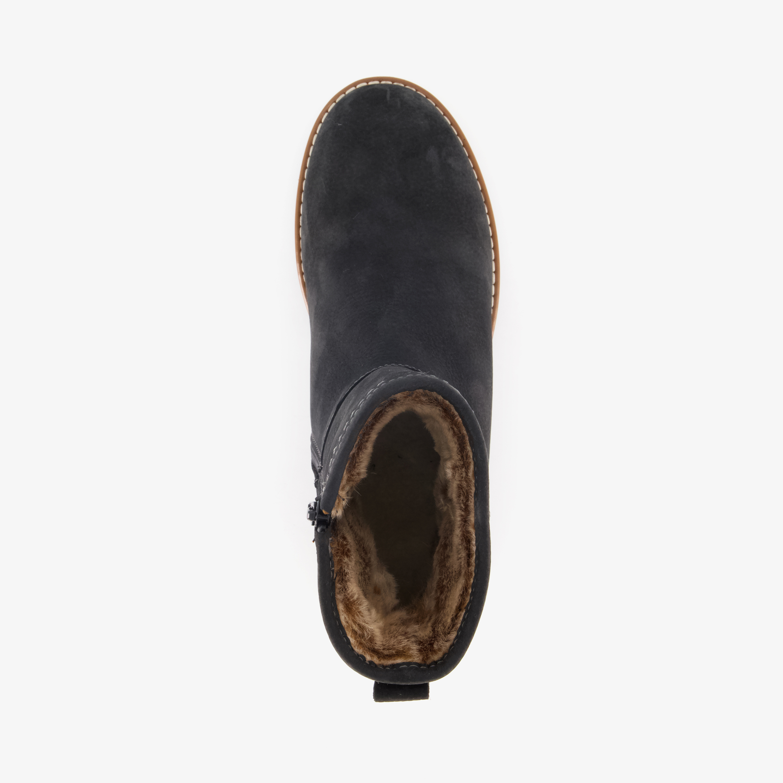 Output leren dames boots zwart enkellaarzen – foto 4