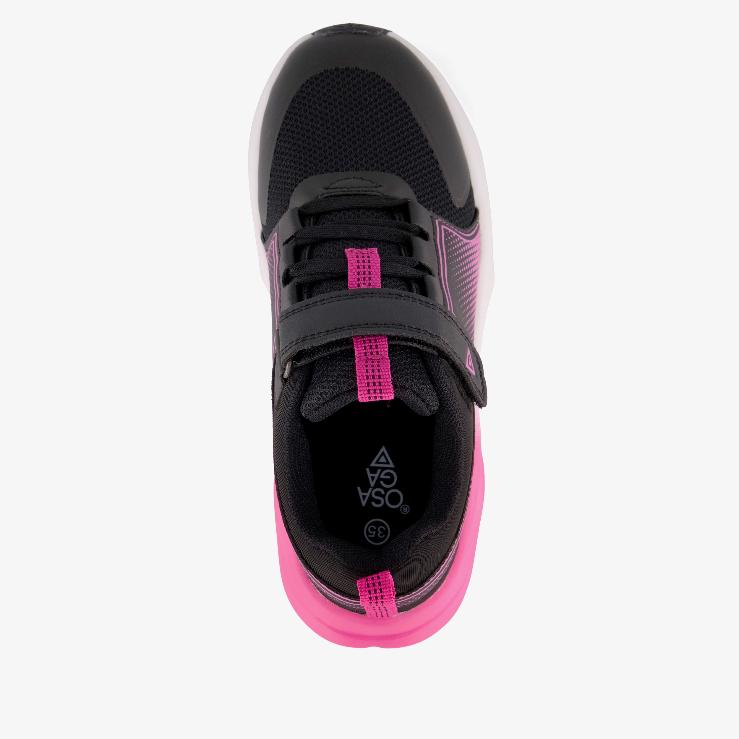 Osaga meisjes sportschoenen zwart roze sneakers – foto 4