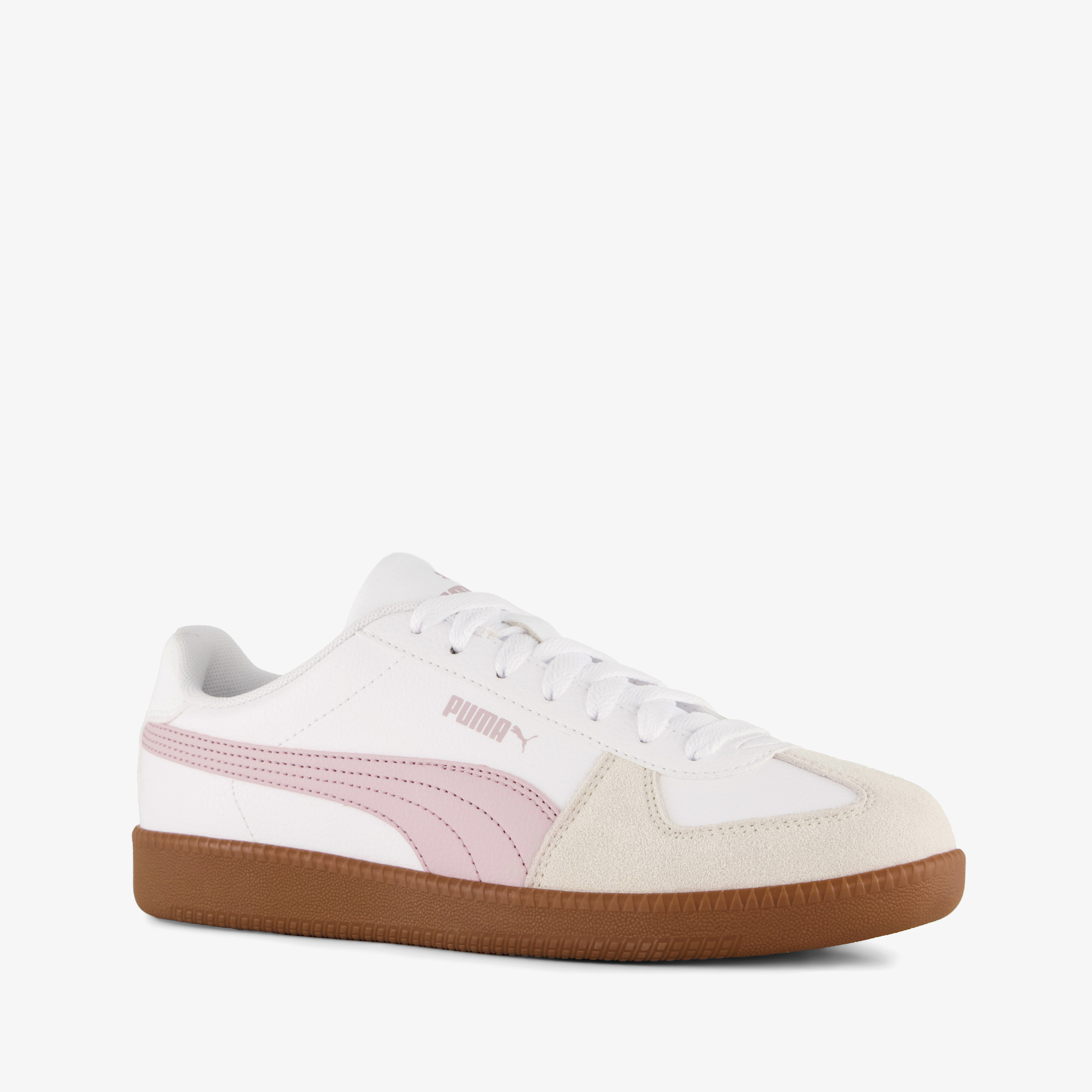 Puma Club LT suède dames sneakers wit