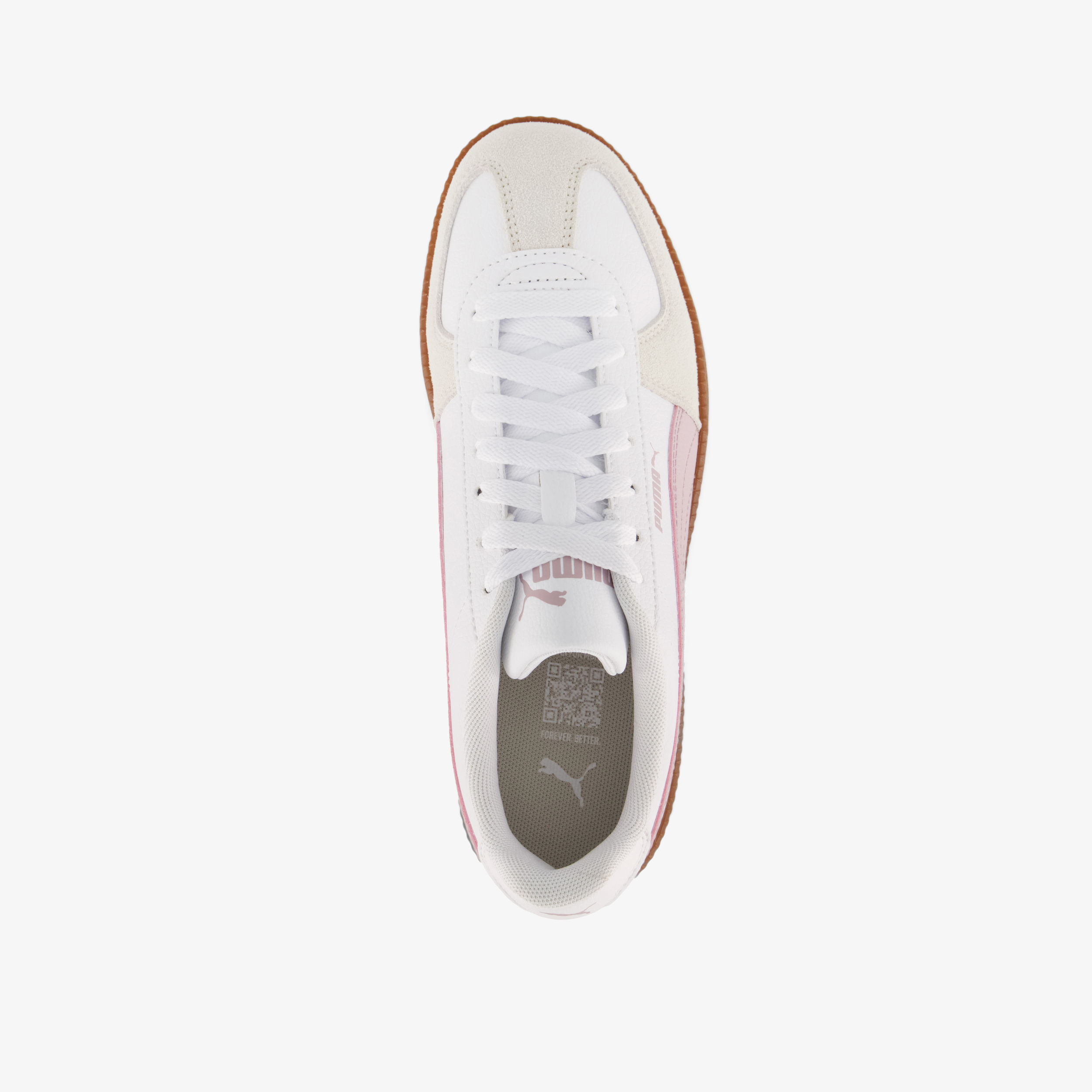 Puma Club LT suède dames sneakers wit – foto 4