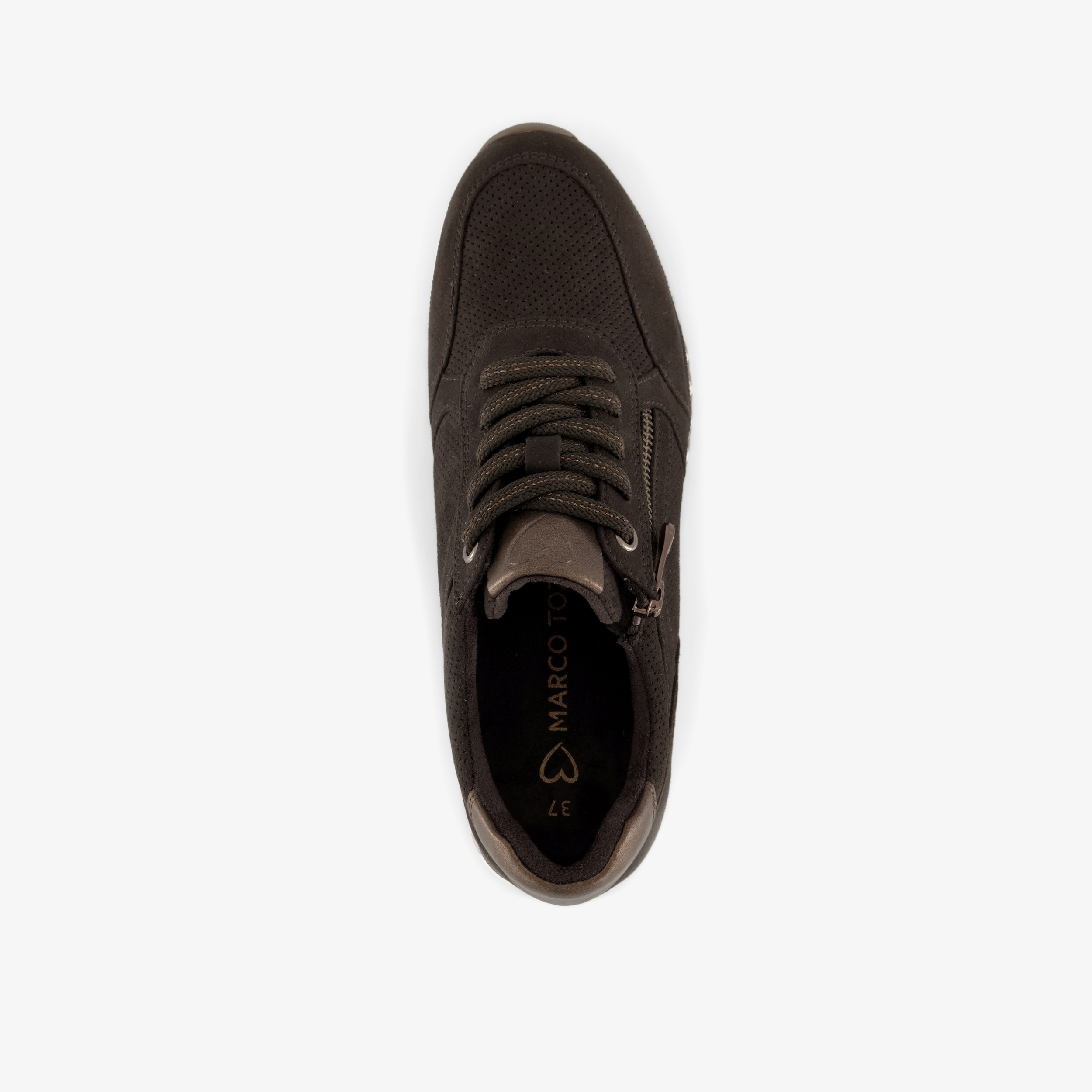 Marco Tozzi dames sneakers bruin – foto 4