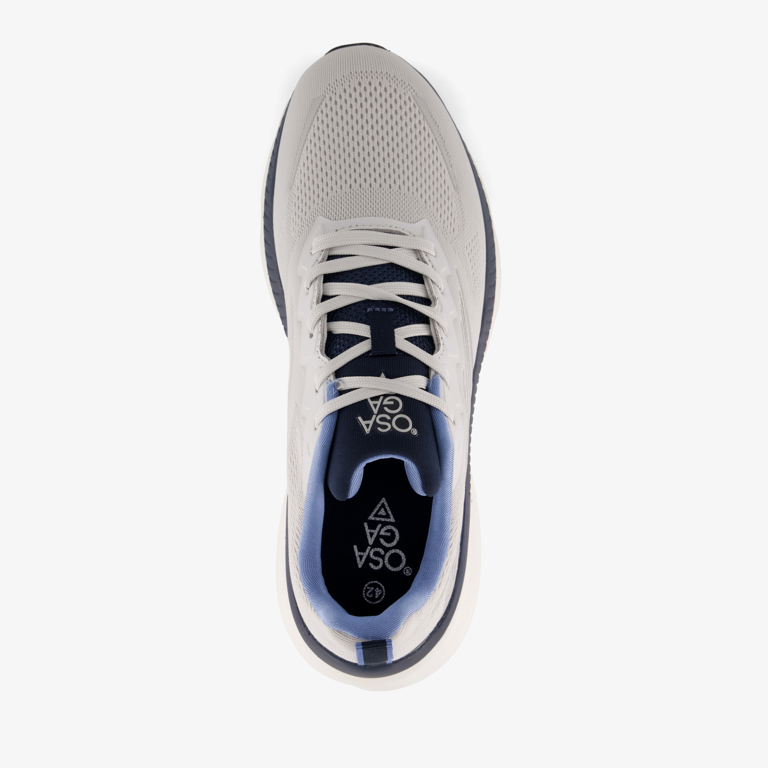 Osaga heren hardloopschoenen grijs blauw – foto 4