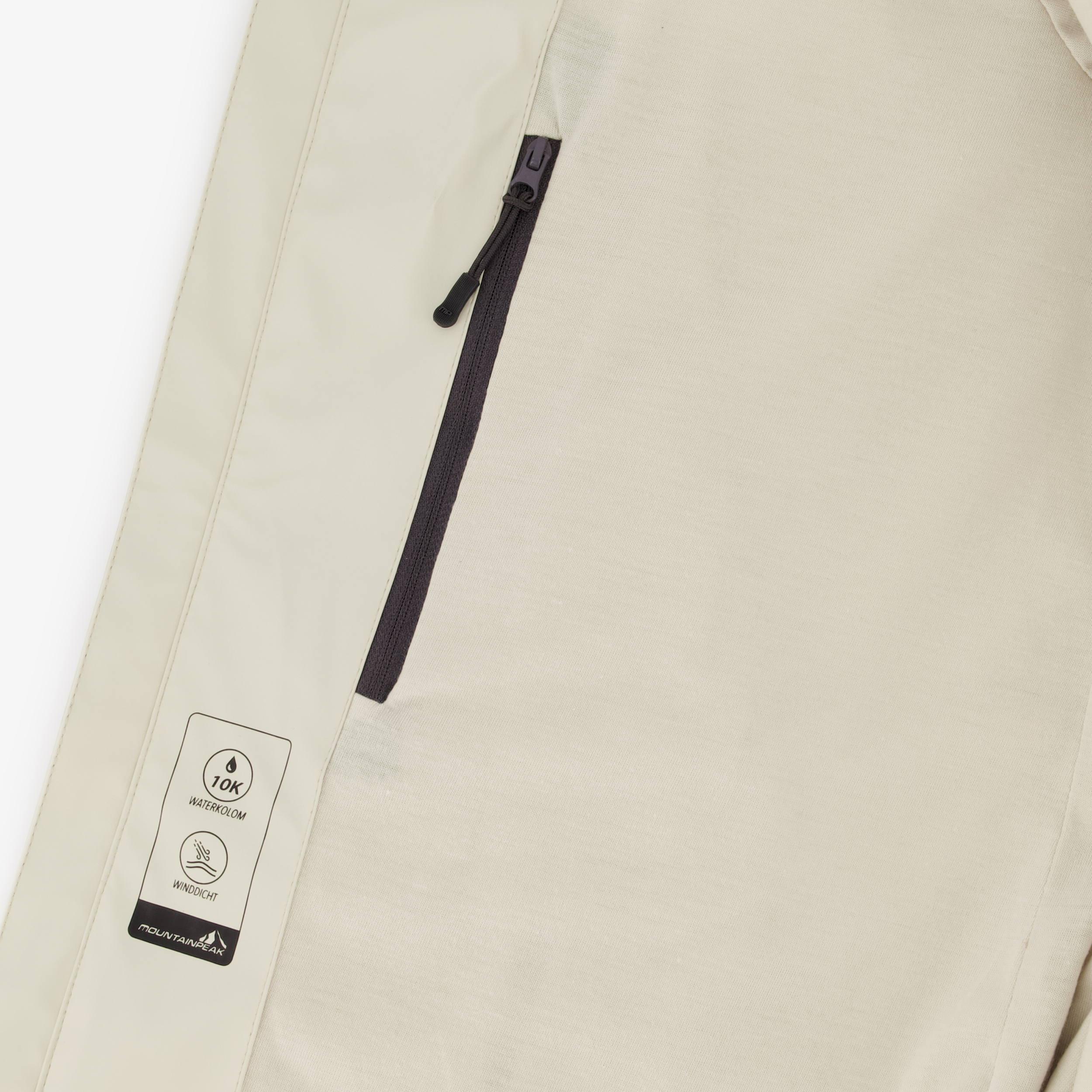 Mountain Peak lange gevoerde dames regenjas lichtbeige jassen – foto 5