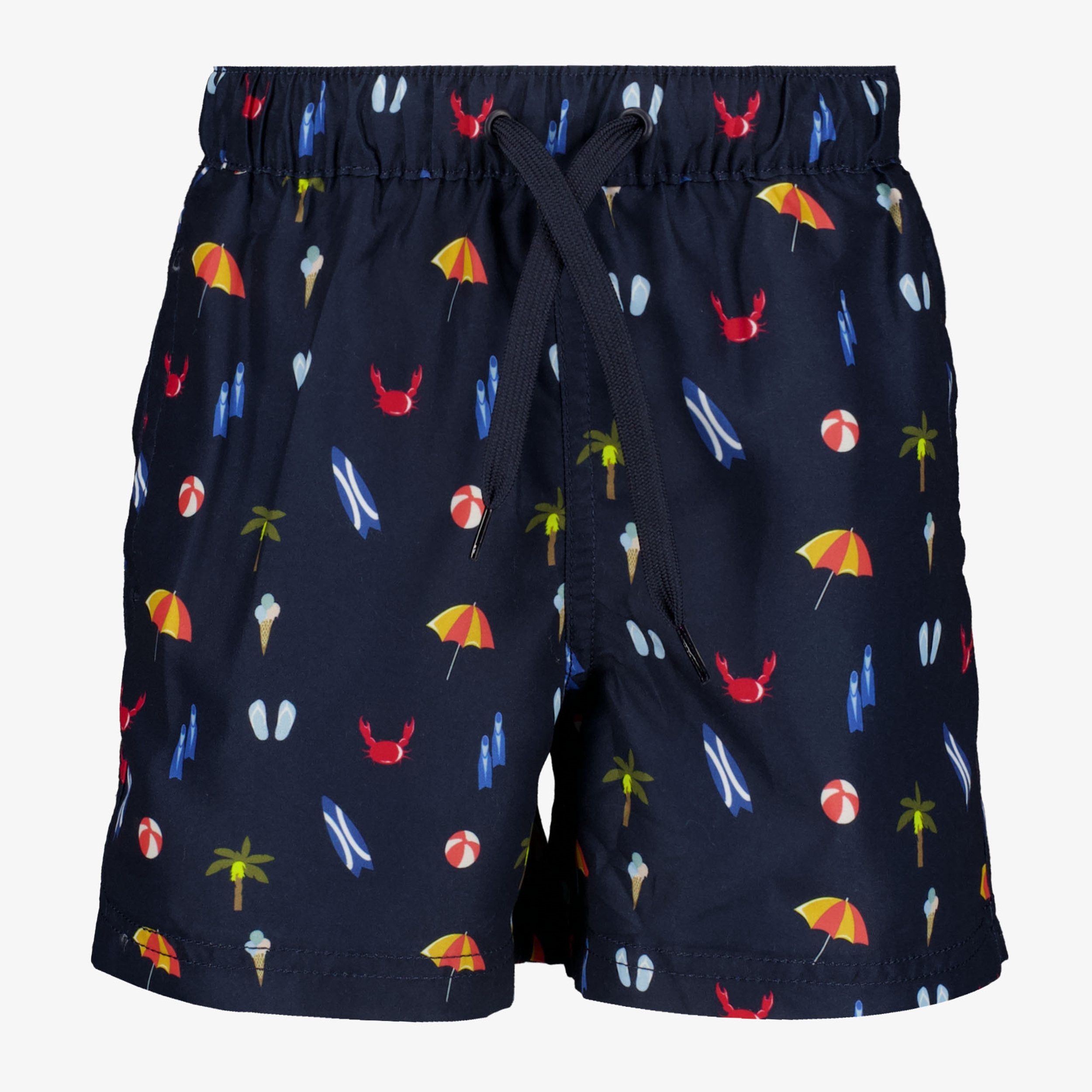 Osaga jongens zwemshort strand print donkerblauw