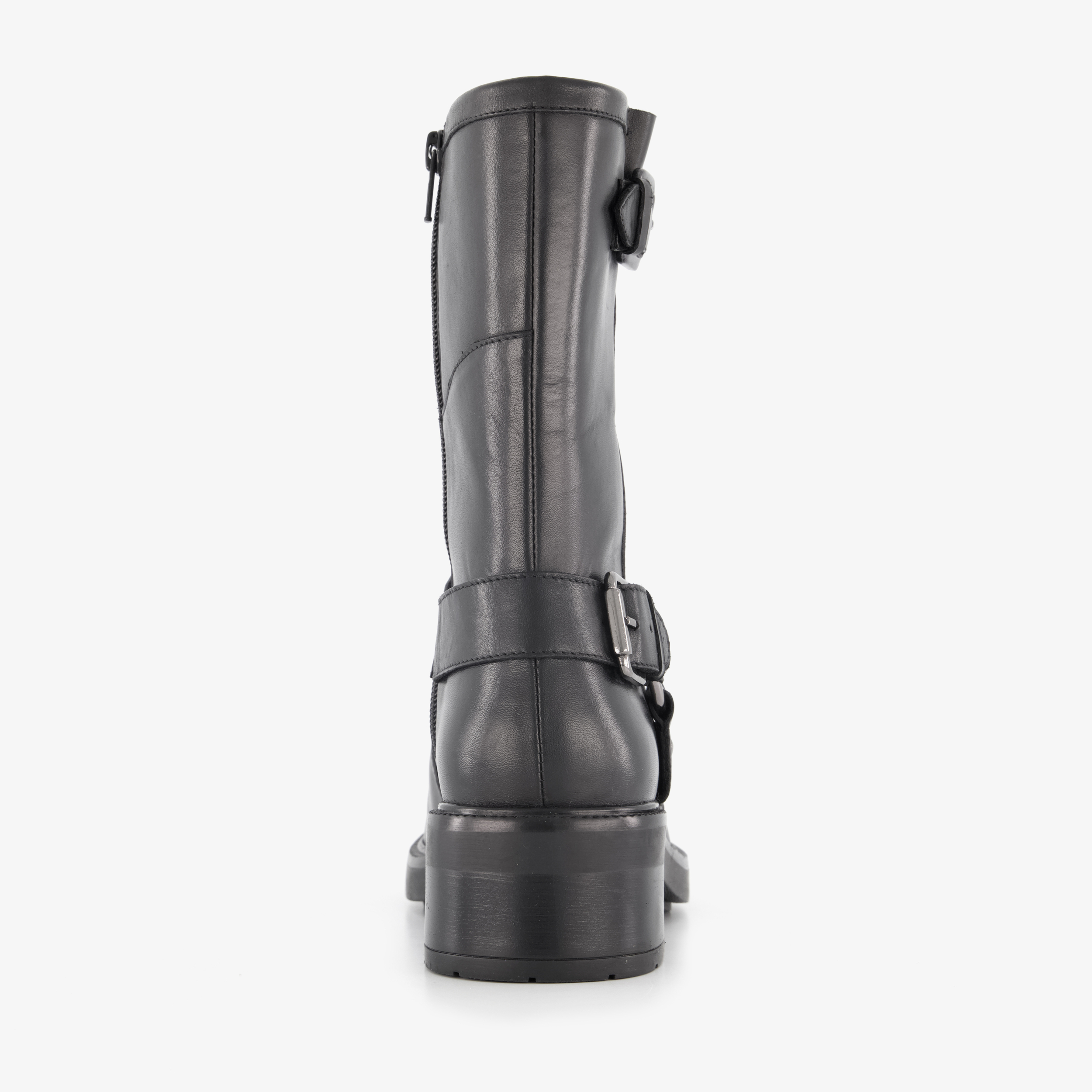 Harper leren dames biker boots zwart – foto 2