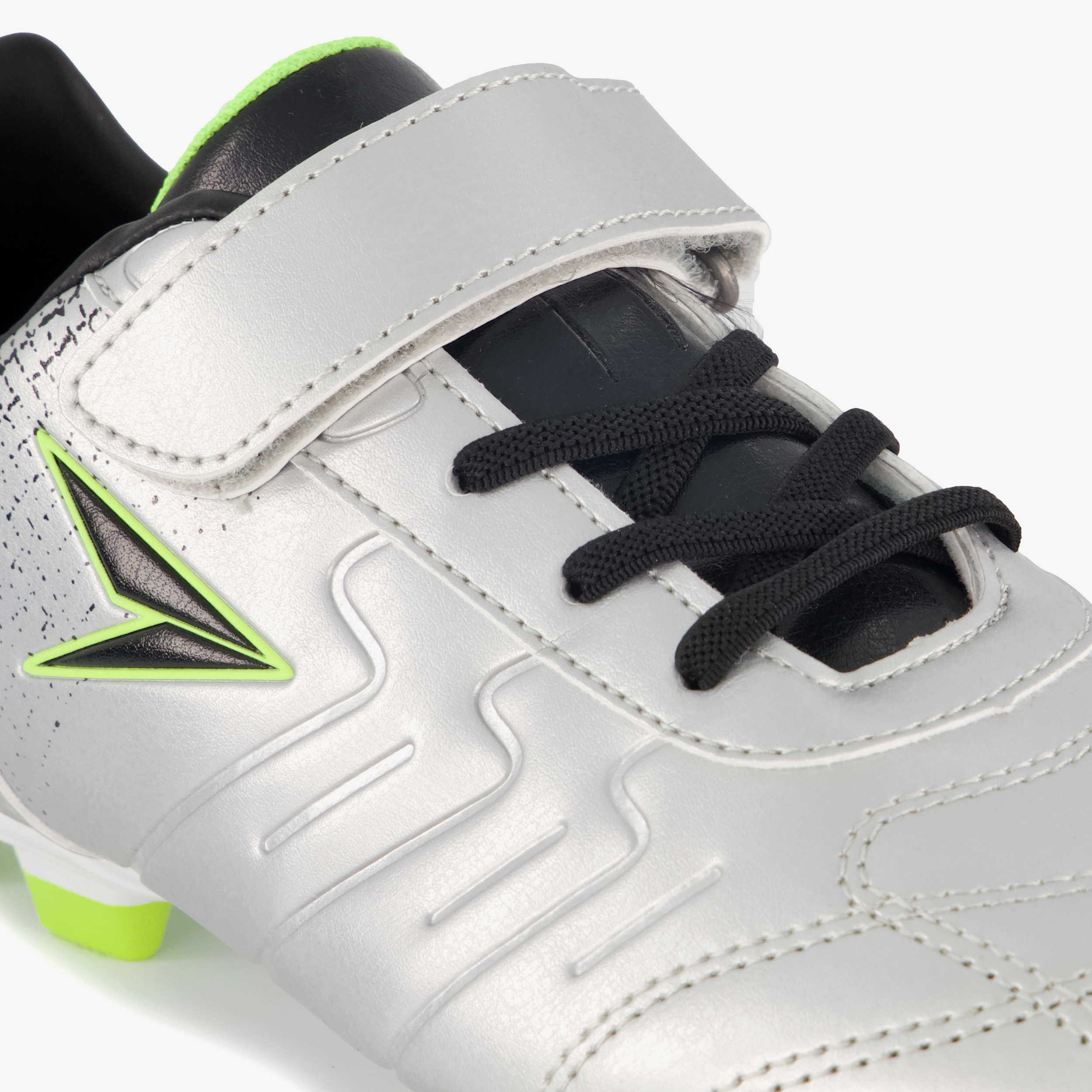 Dutchy Top-Spin kinder voetbalschoenen zilver meisjes veldschoenen – foto 5