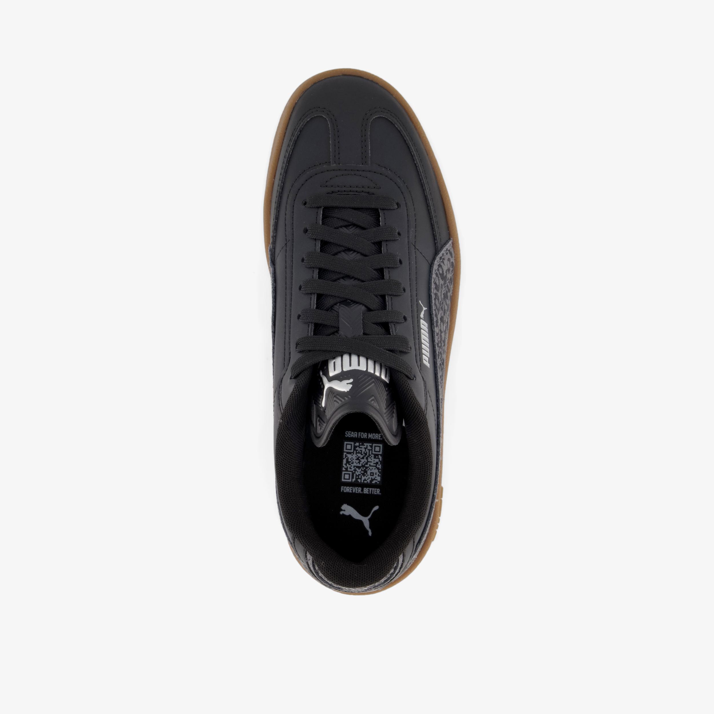 Puma Club II Era Animal Flair dames sneakers zwart – foto 4