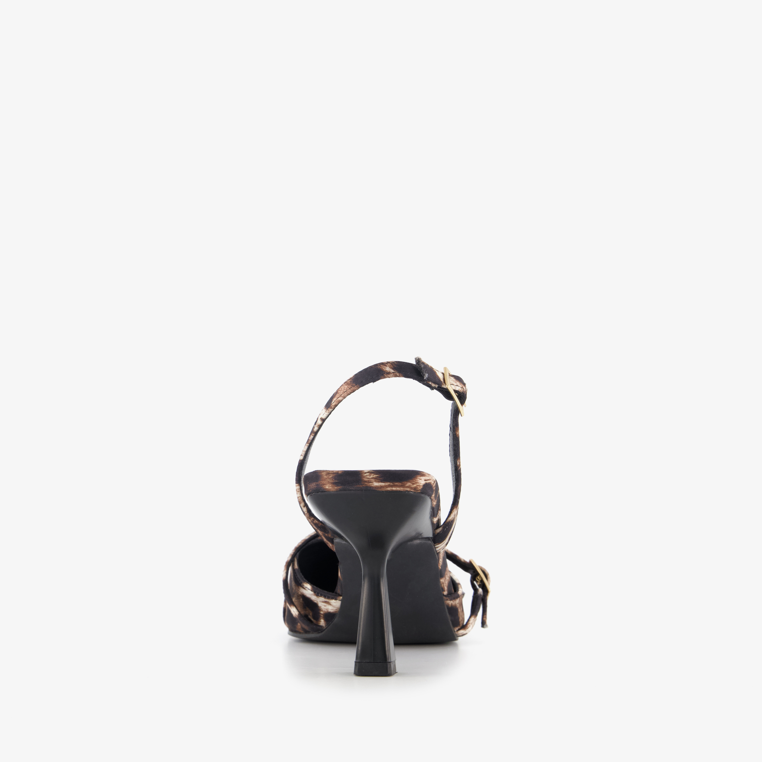 Nova dames pumps met panterprint en stilettohakken zwart bruin – foto 2