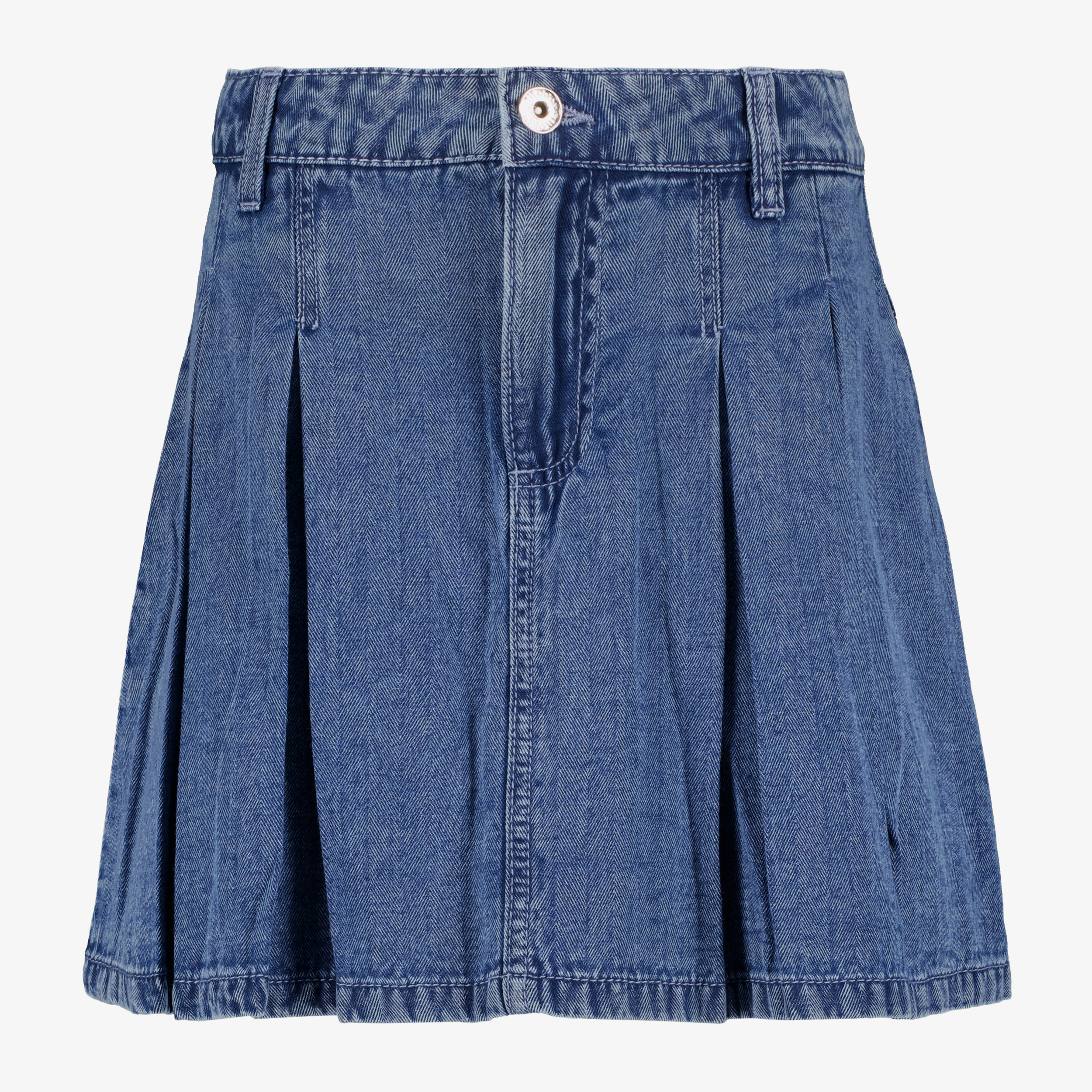 TwoDay meisjes denim rok met plooien blauw jurken & rokken