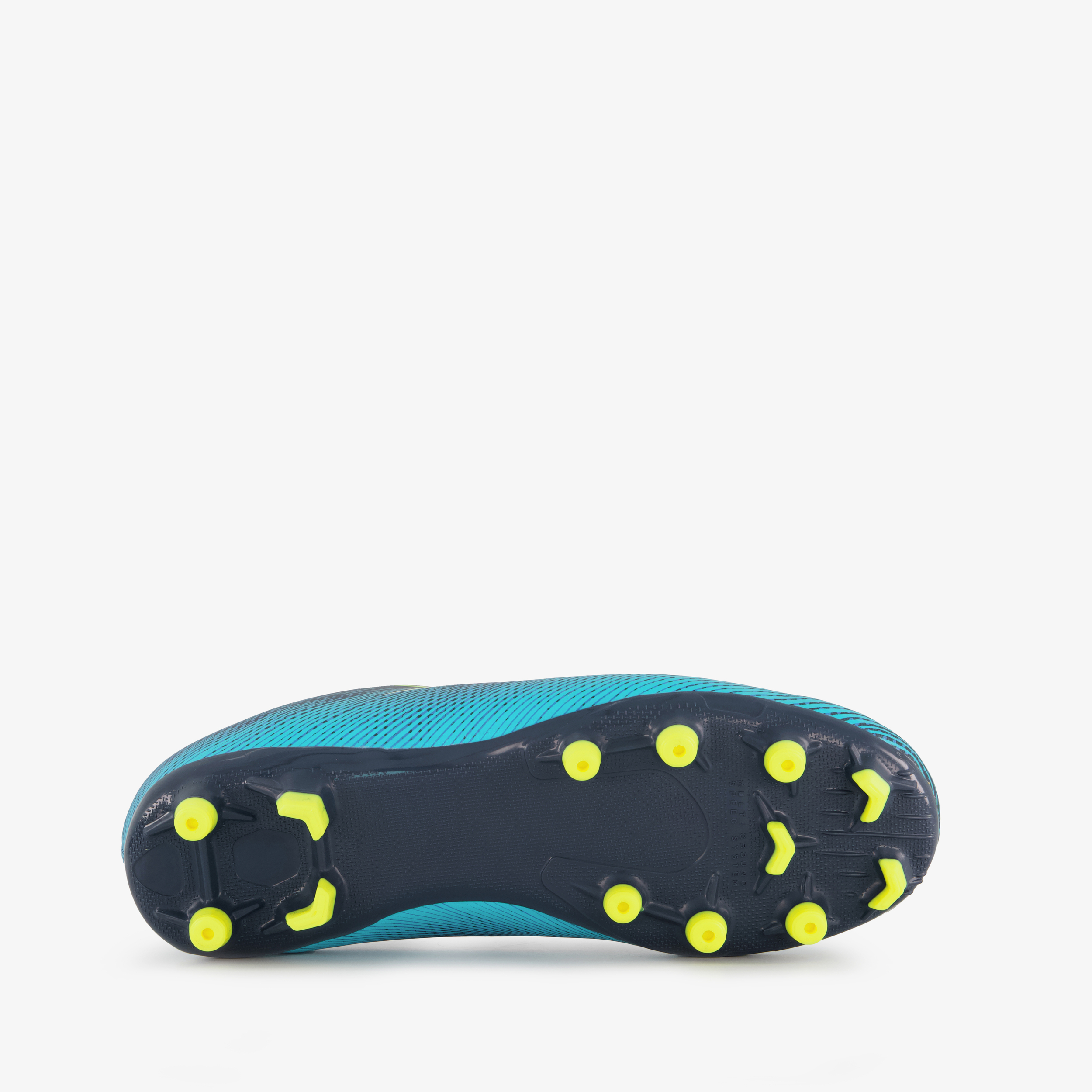 Dutchy Vision FG kinder voetbalschoenen blauw geel meisjes veldschoenen – foto 3