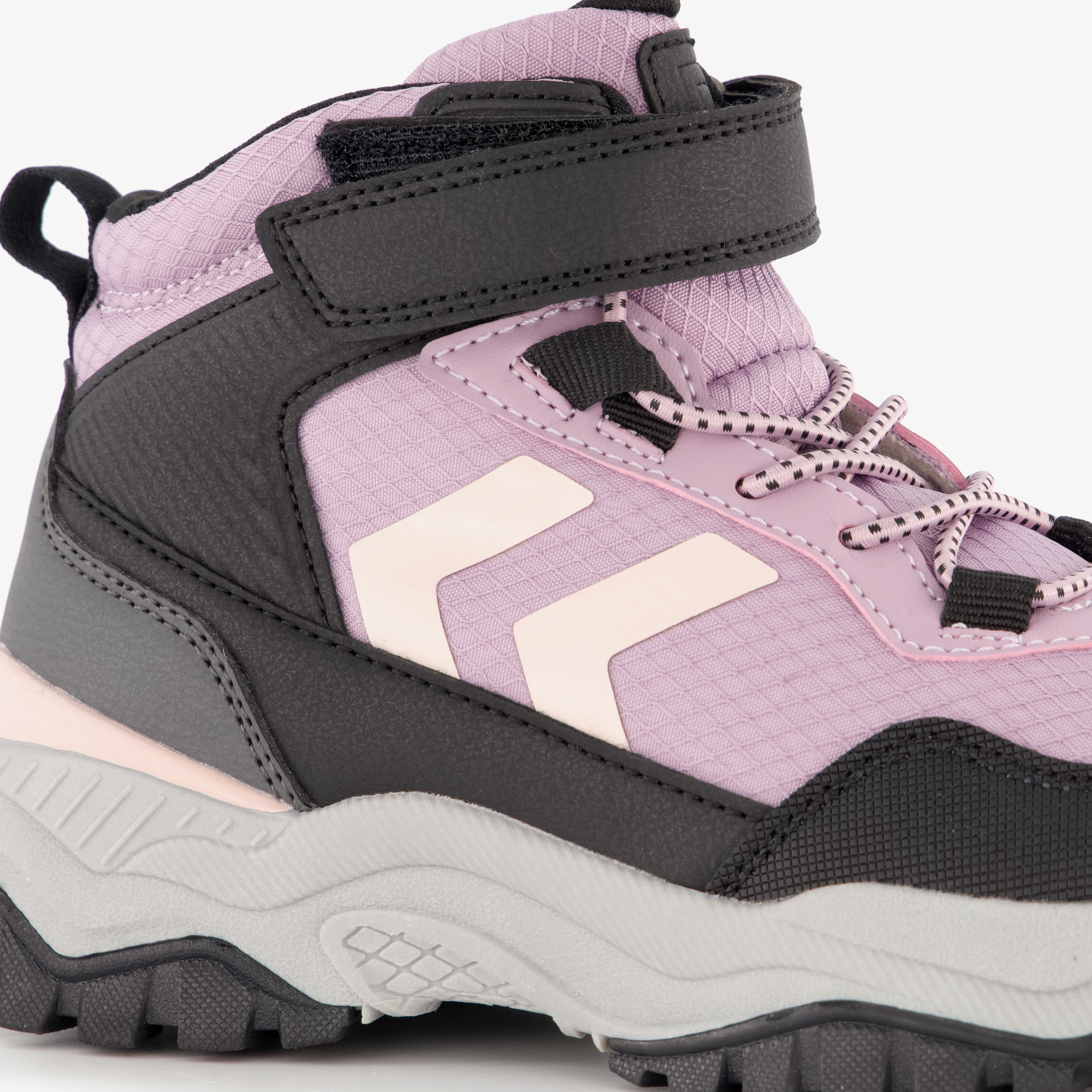 Blue Box hoge meisjes wandel sneakers lila zwart – foto 5