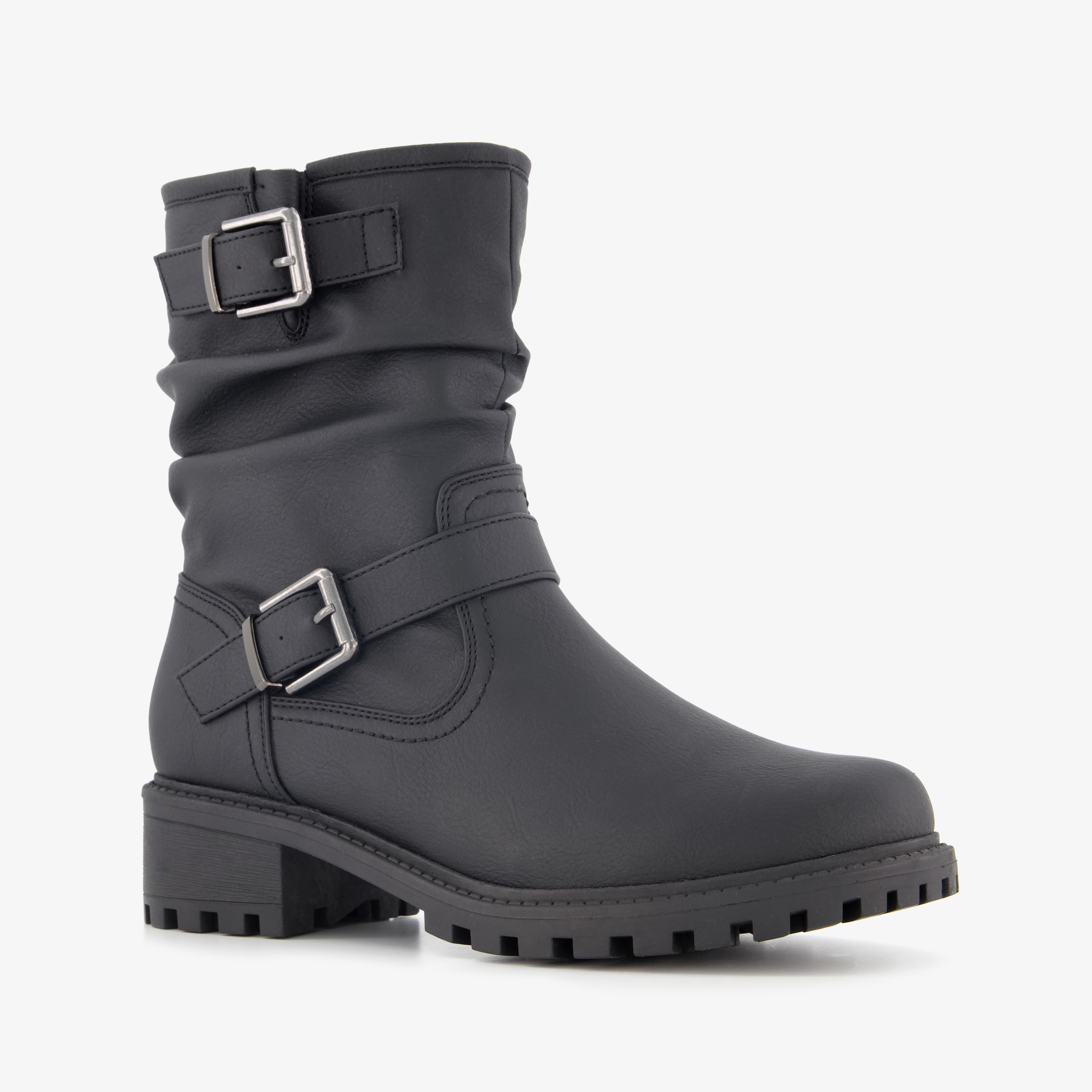 TwoDay dames biker boots zwart laarzen