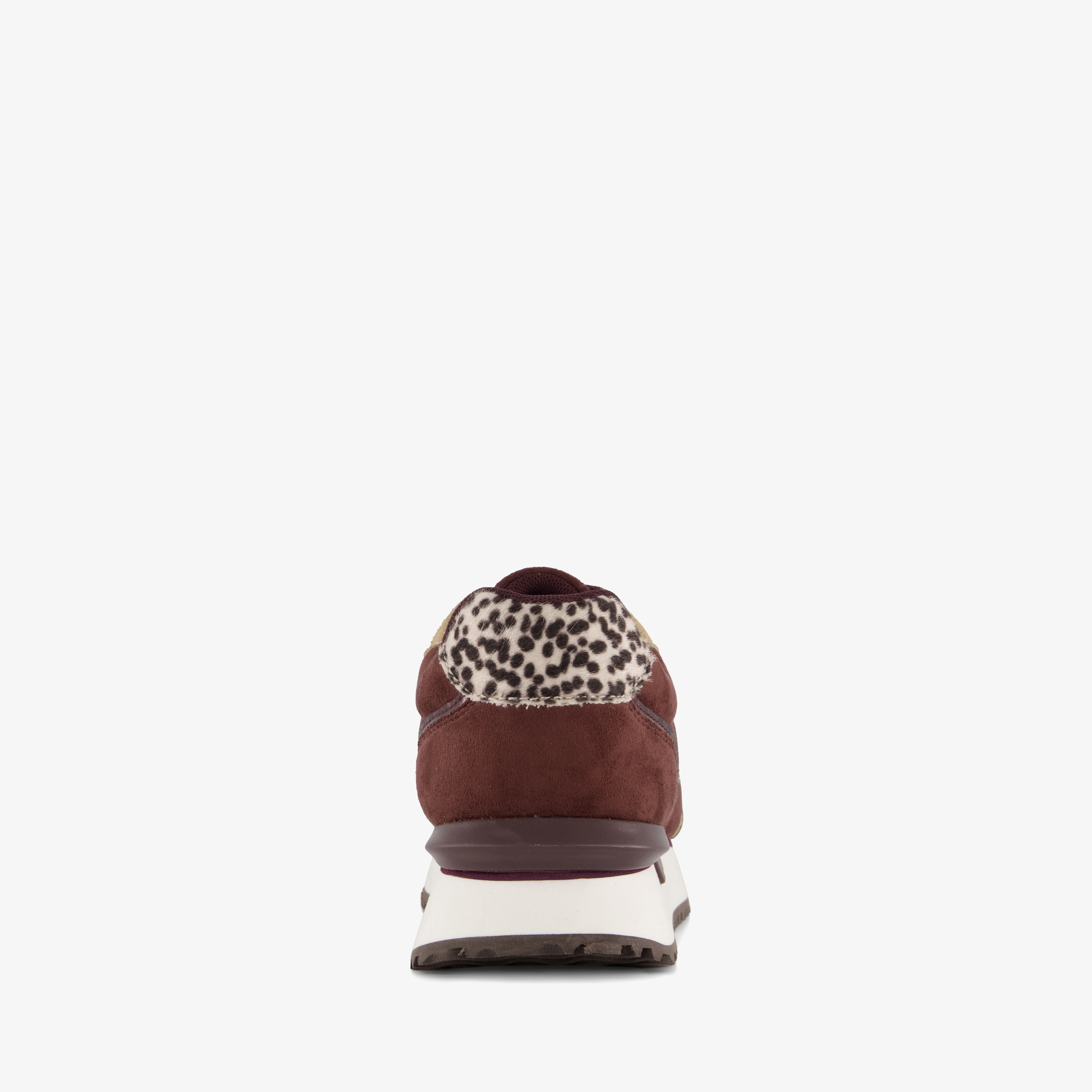 XX By Mexx dames sneakers met dierenprint bordeaux rood – foto 2