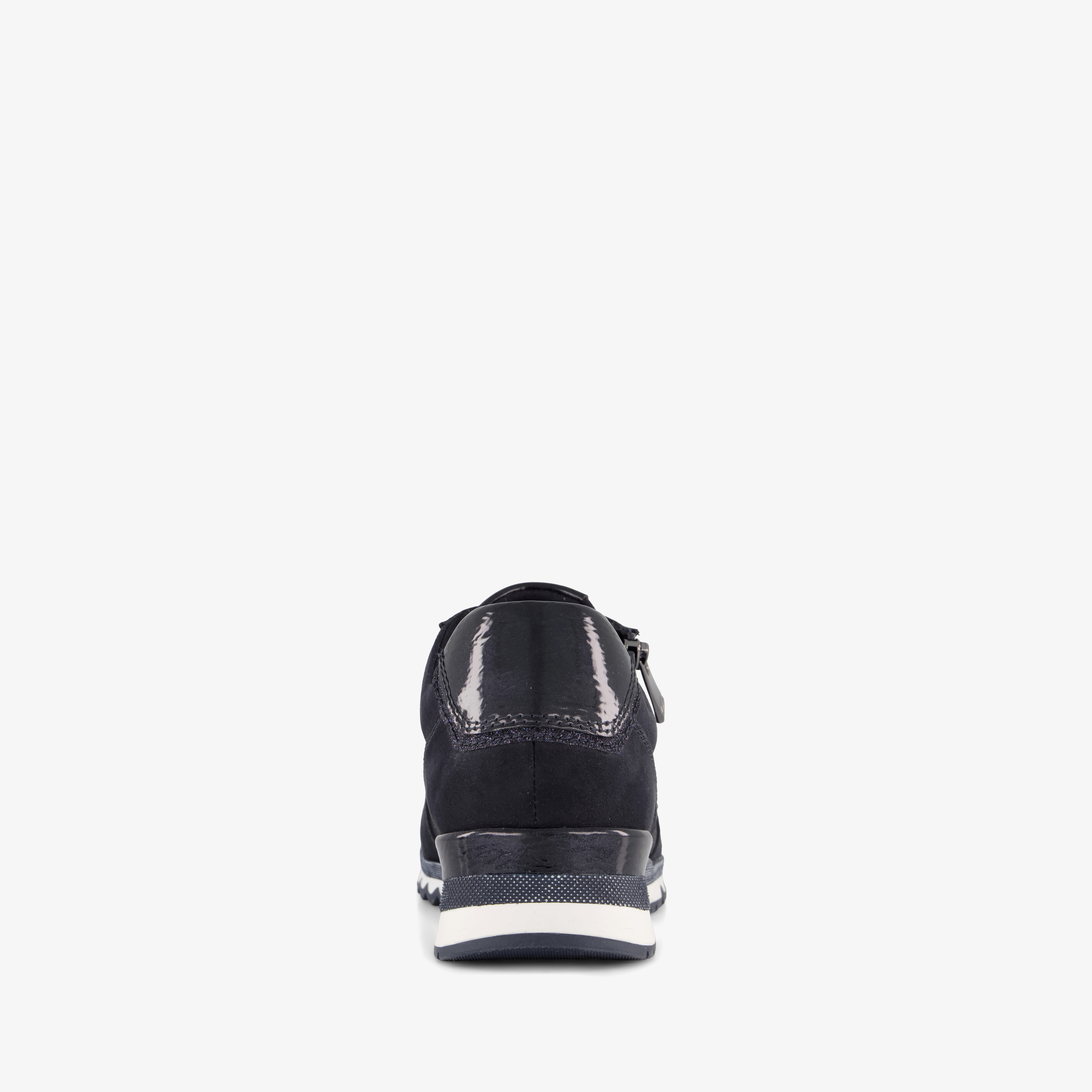Marco Tozzi dames sneakers met glitters donkerblauw – foto 2