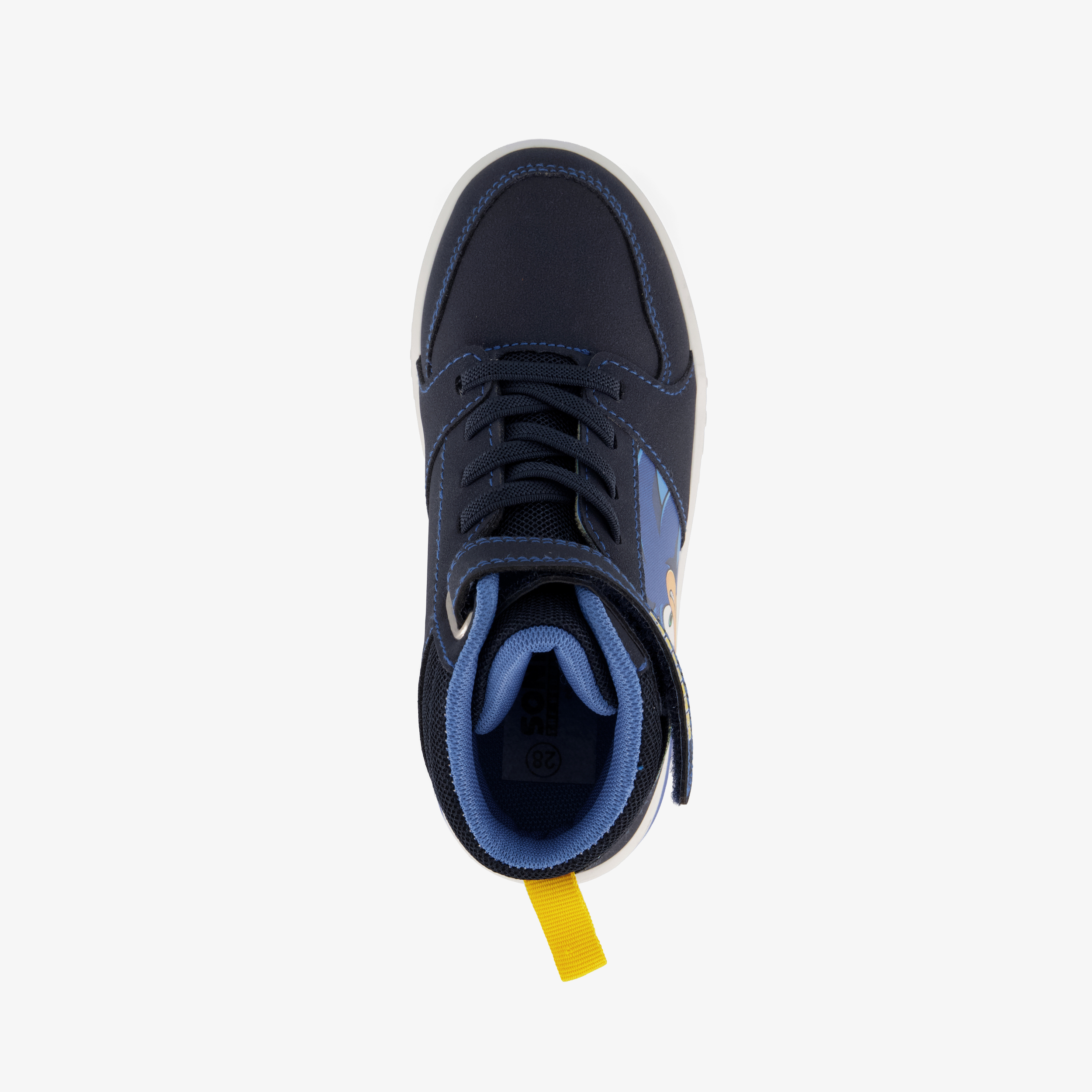 Sonic hoge jongens sneakers met opdruk blauw – foto 4