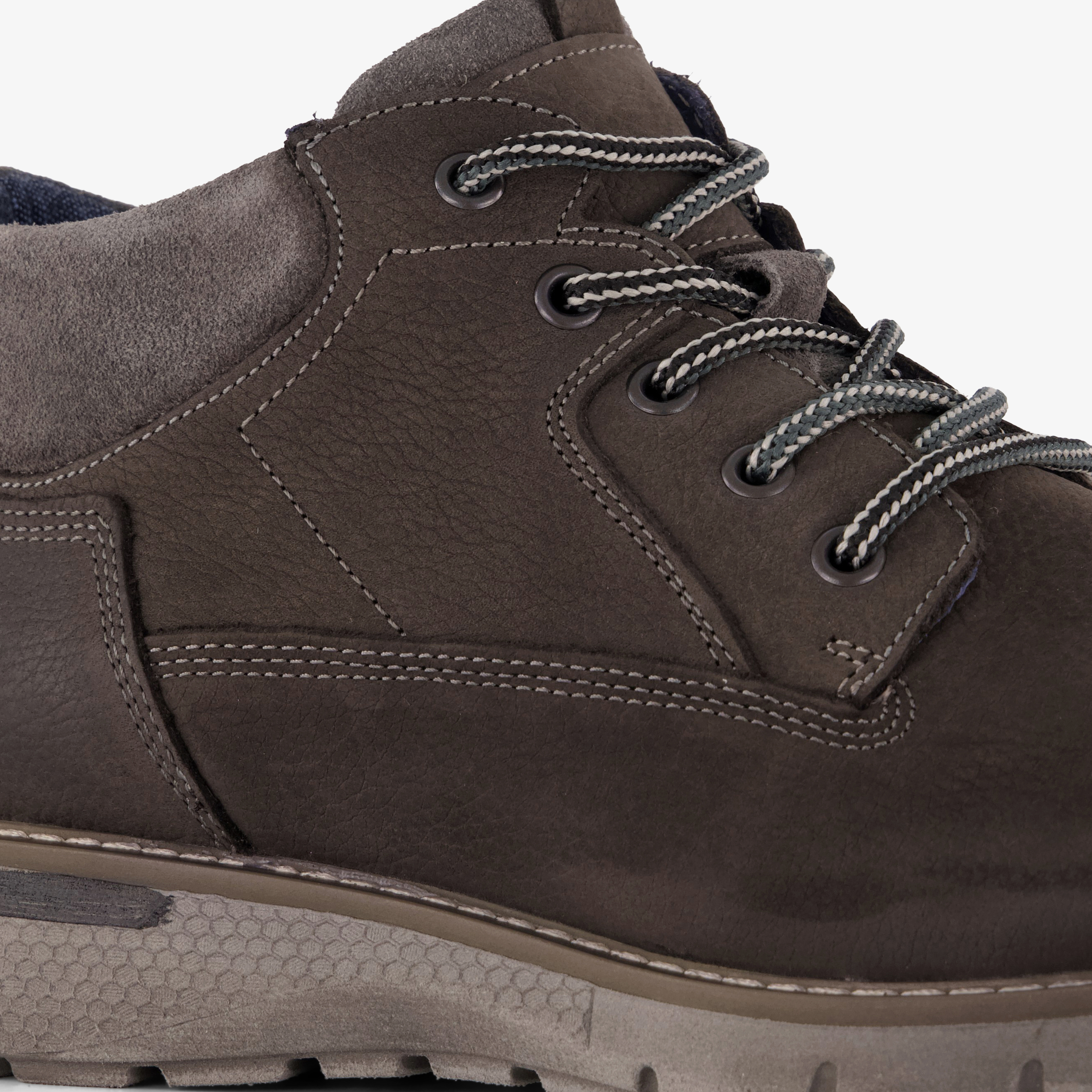 Hush Puppies leren heren veterschoenen grijs boots – foto 5