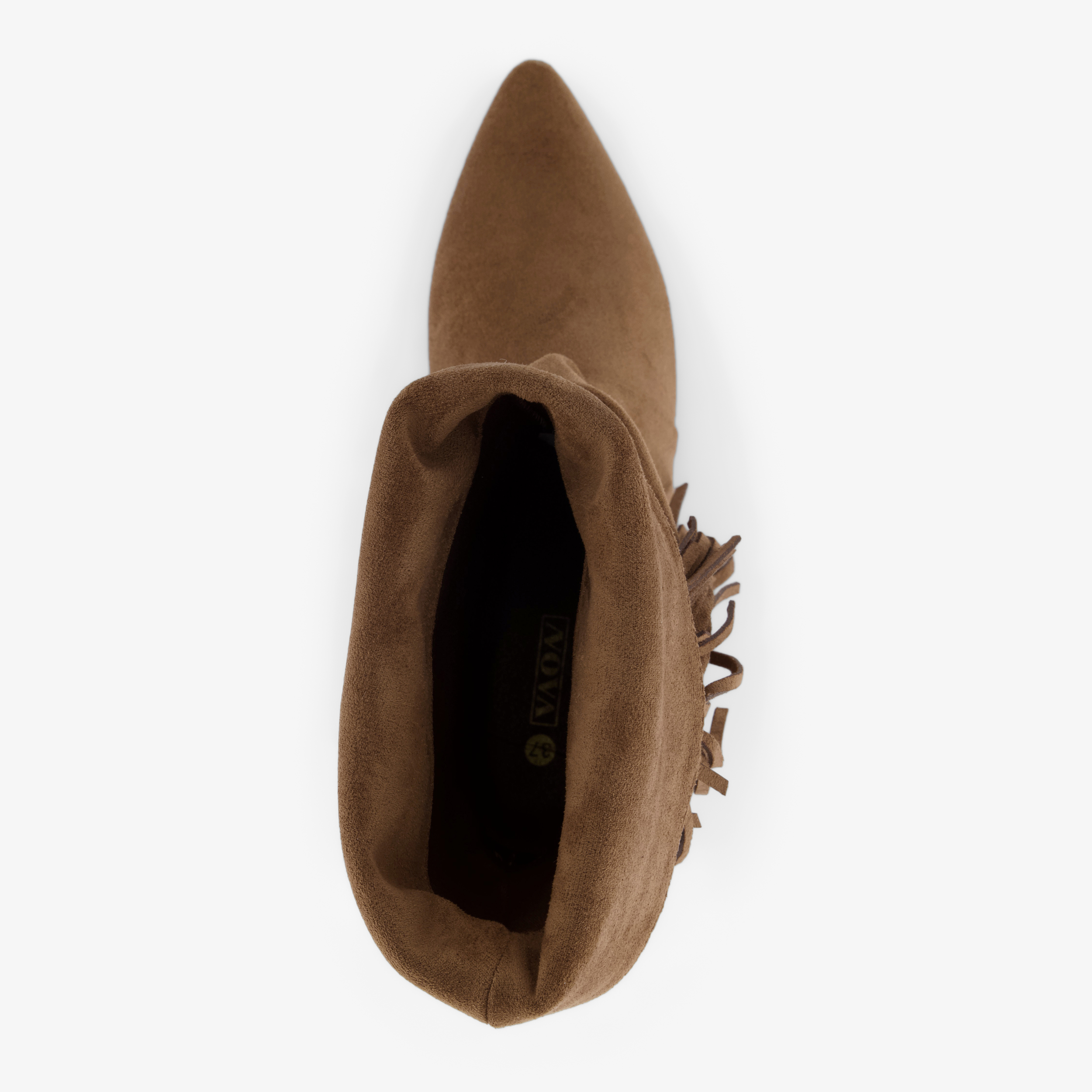 Nova dames boots met franjes bruin enkellaarzen – foto 4
