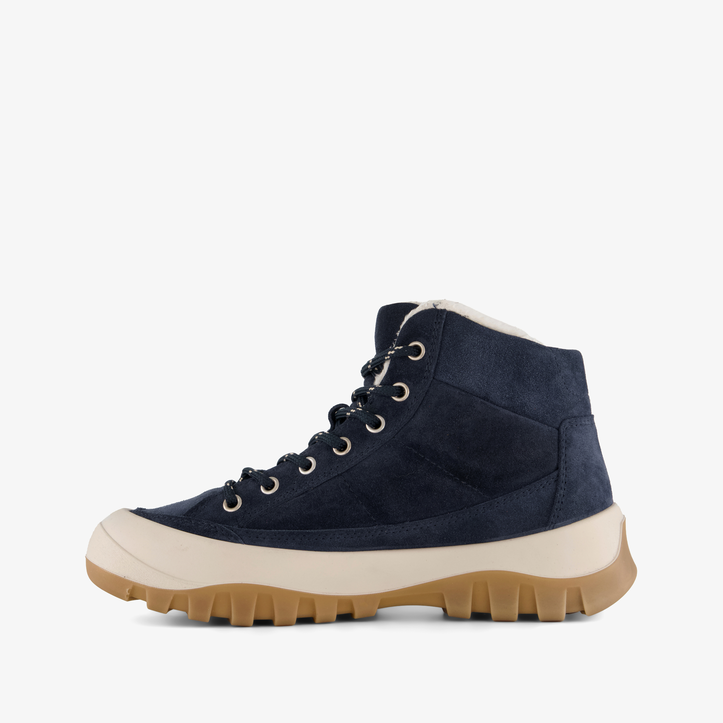 Mountain Peak suède dames veterboots blauw