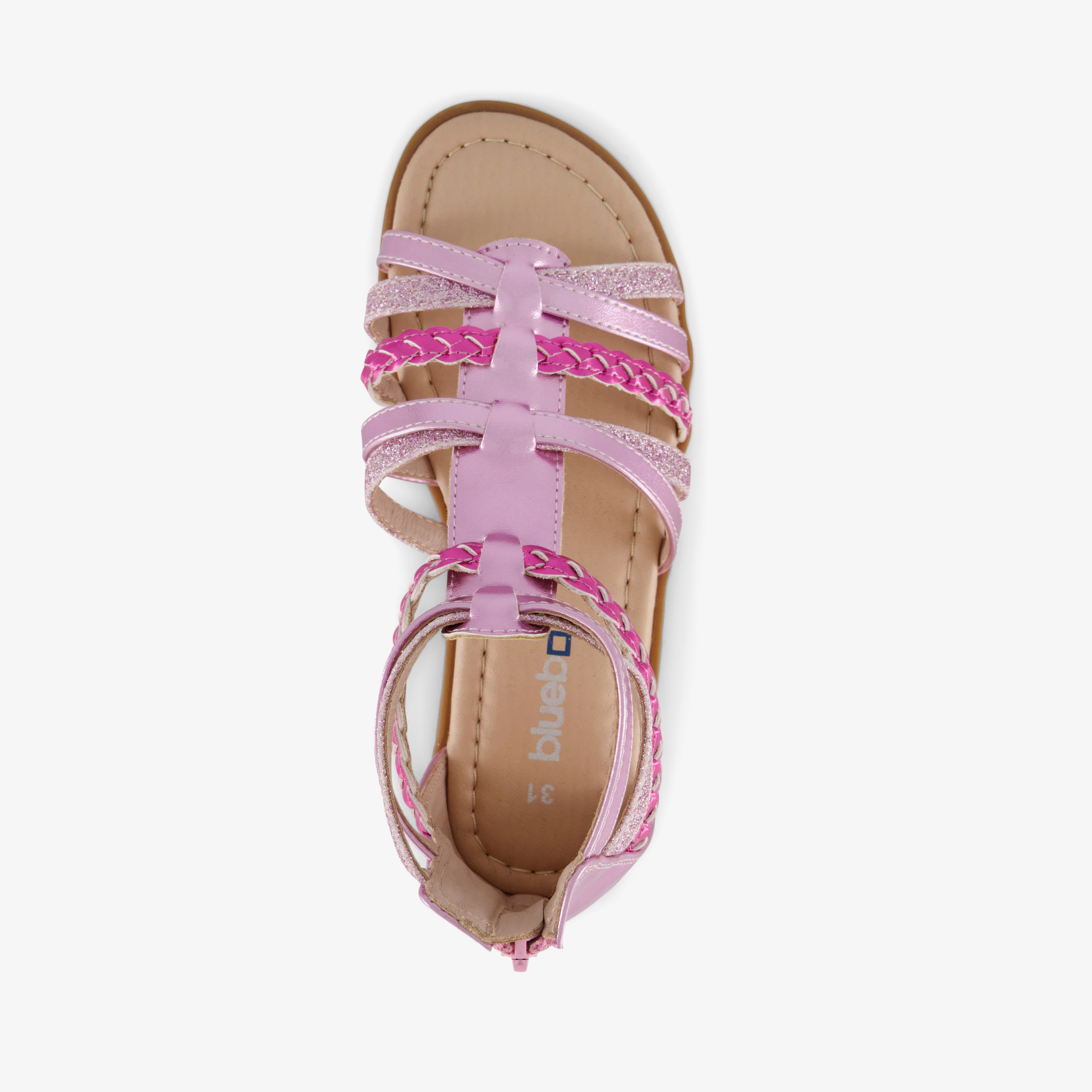 Blue Box meisjes sandalen met glitters roze – foto 4