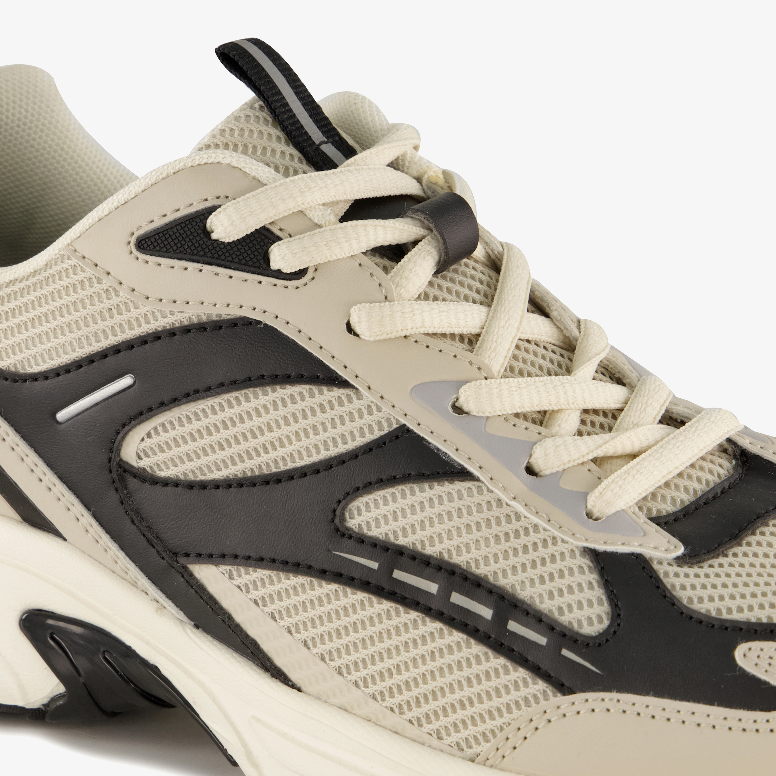 Blue box heren dad sneakers beige zwart – foto 5