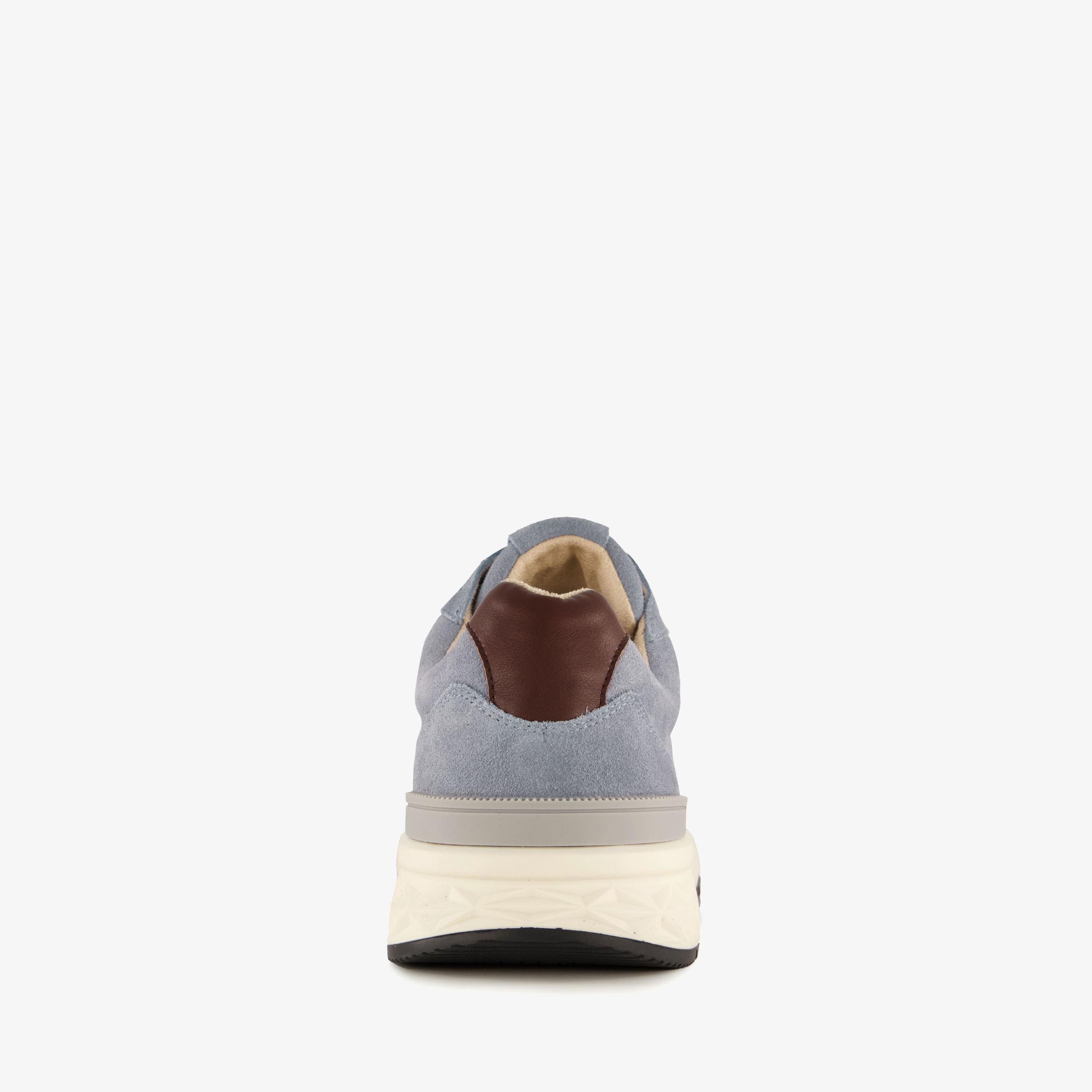 Van Beers suède heren sneakers blauw – foto 2