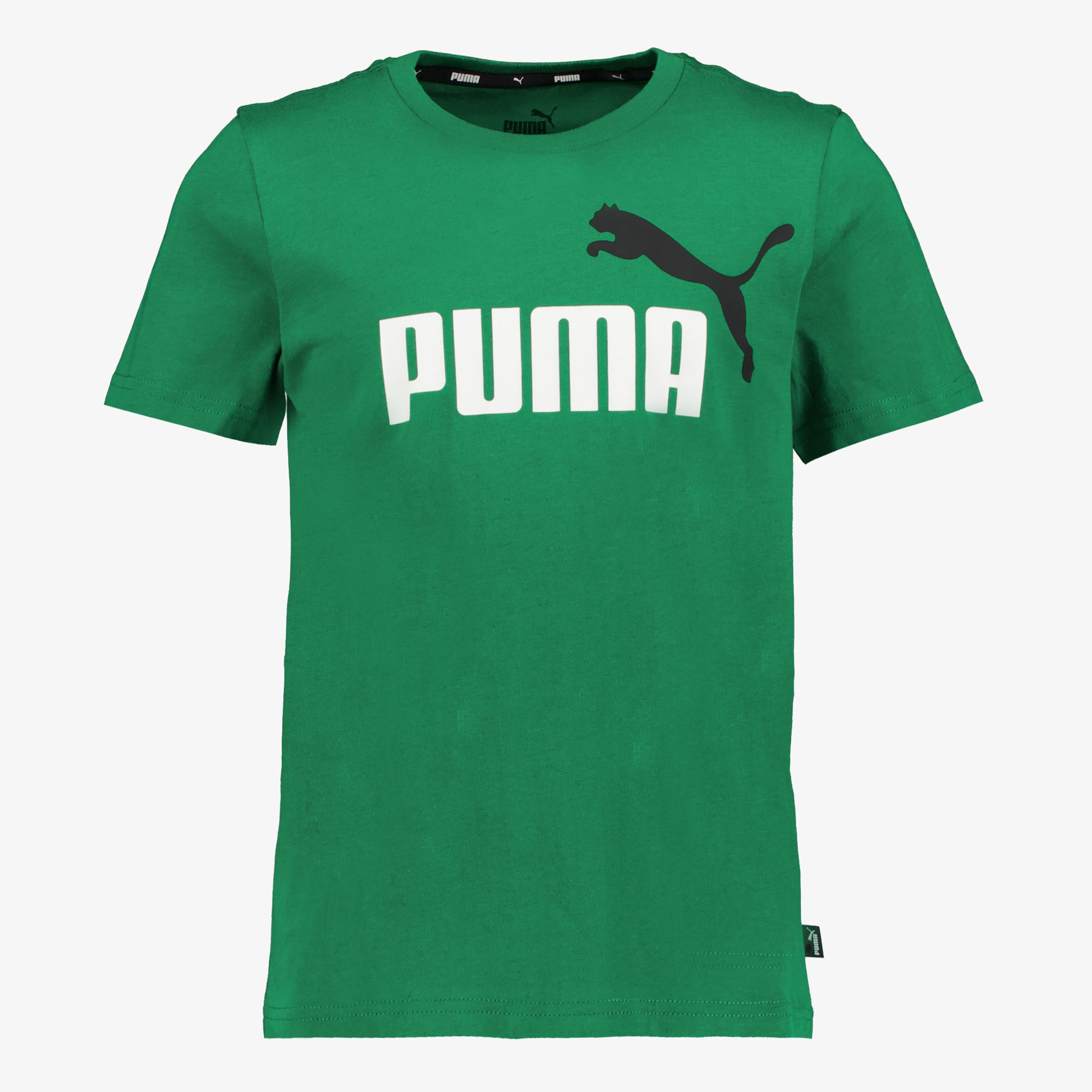 Puma ESS+ Col 2 Logo kinder T-shirt groen